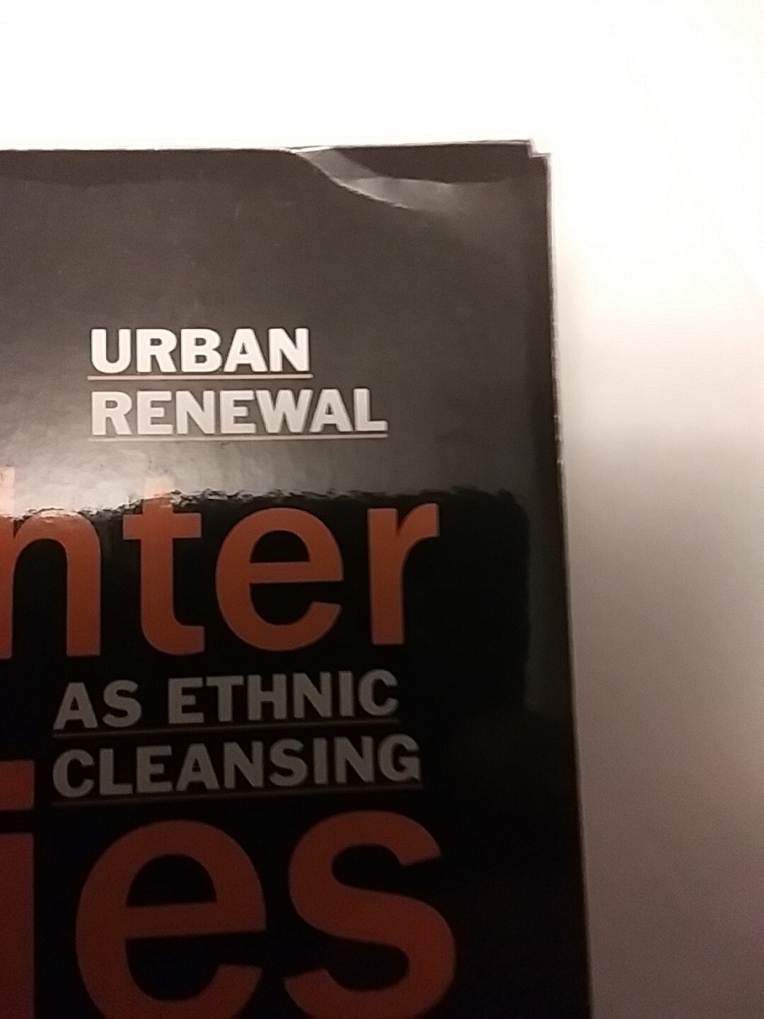 The Slaughter of Cities ; E Michael Jones’ PB 2018