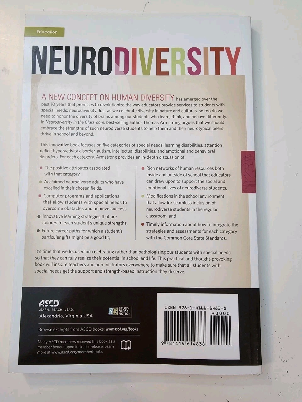 Neurodiversity in the Classroom by Thomas Armstrong (2012) Trade Paperback