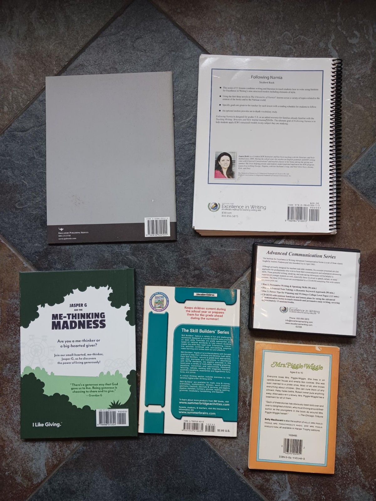 IEW Following Narnia Student Book, Advanced Communication Series, other titles