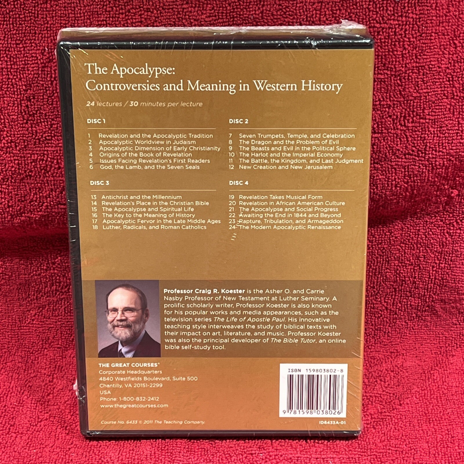 The Apocalypse: Controversies and Meaning in Western History (DVD/Guidebook) NEW
