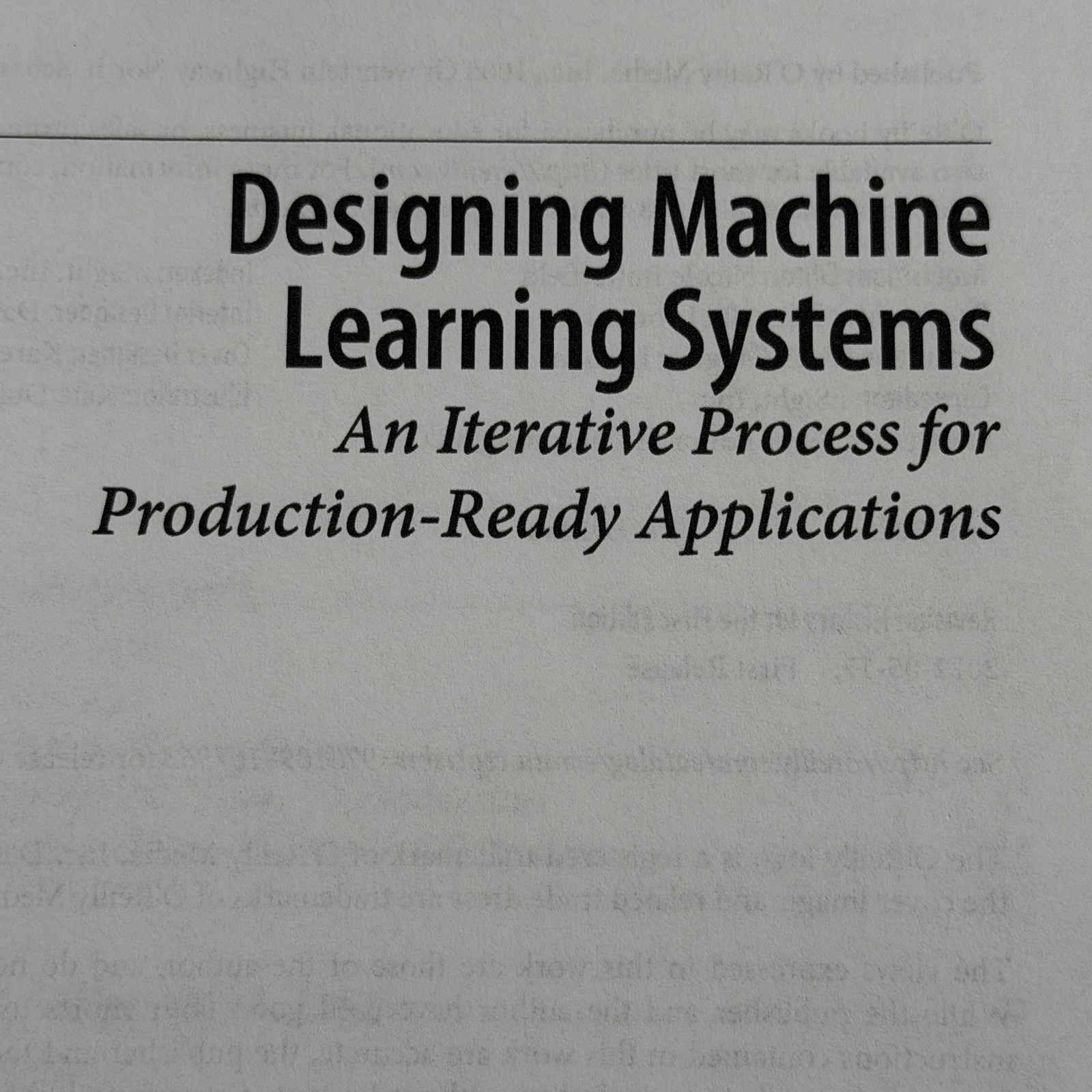 Designing Machine Learning Systems By Chip Huyen English Paperback Book O’Reilly