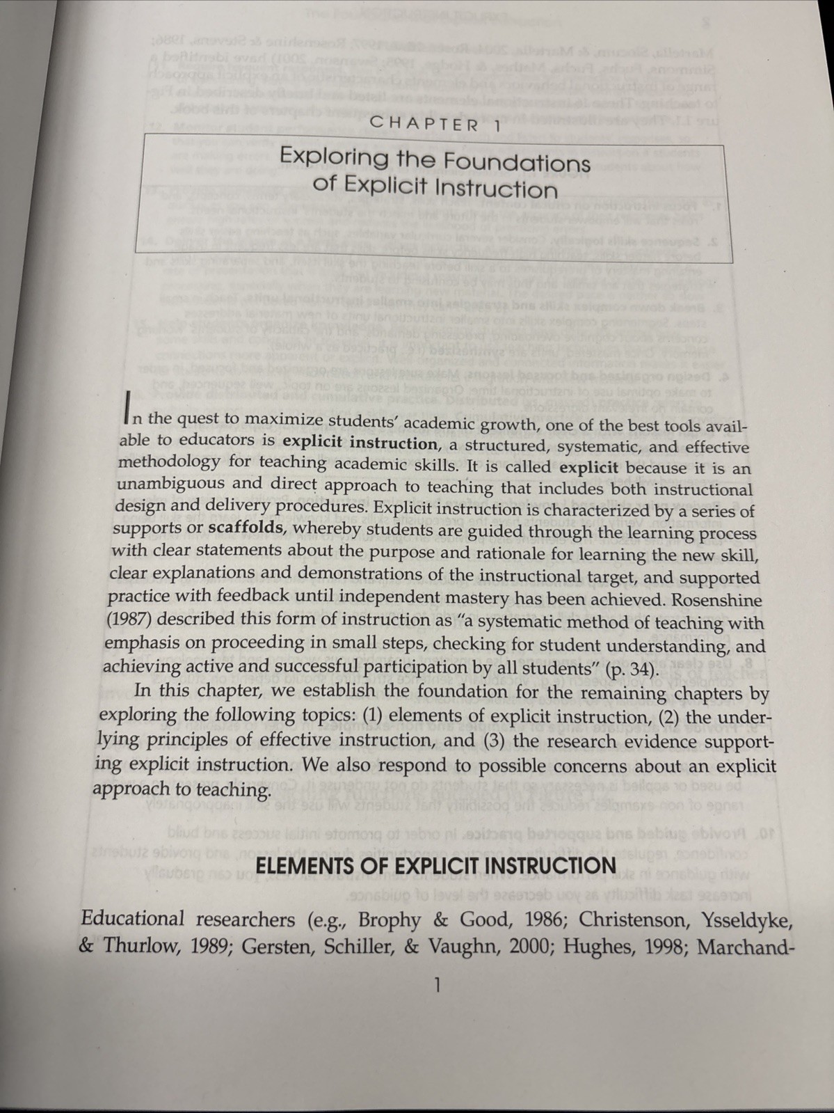 Explicit Instruction Effective and Efficient Teaching 2011 PB By Archer & Hughes