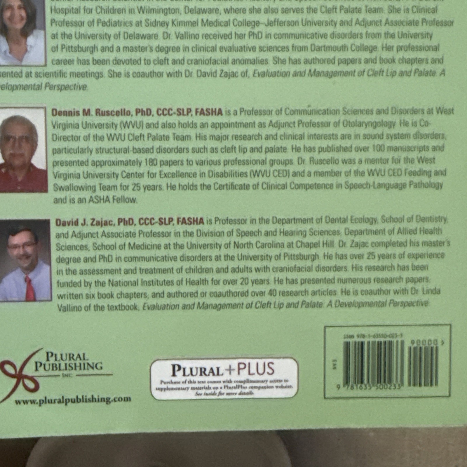 Cleft Palate Speech and Resonance: An Audio and Video Resource VERY GOOD
