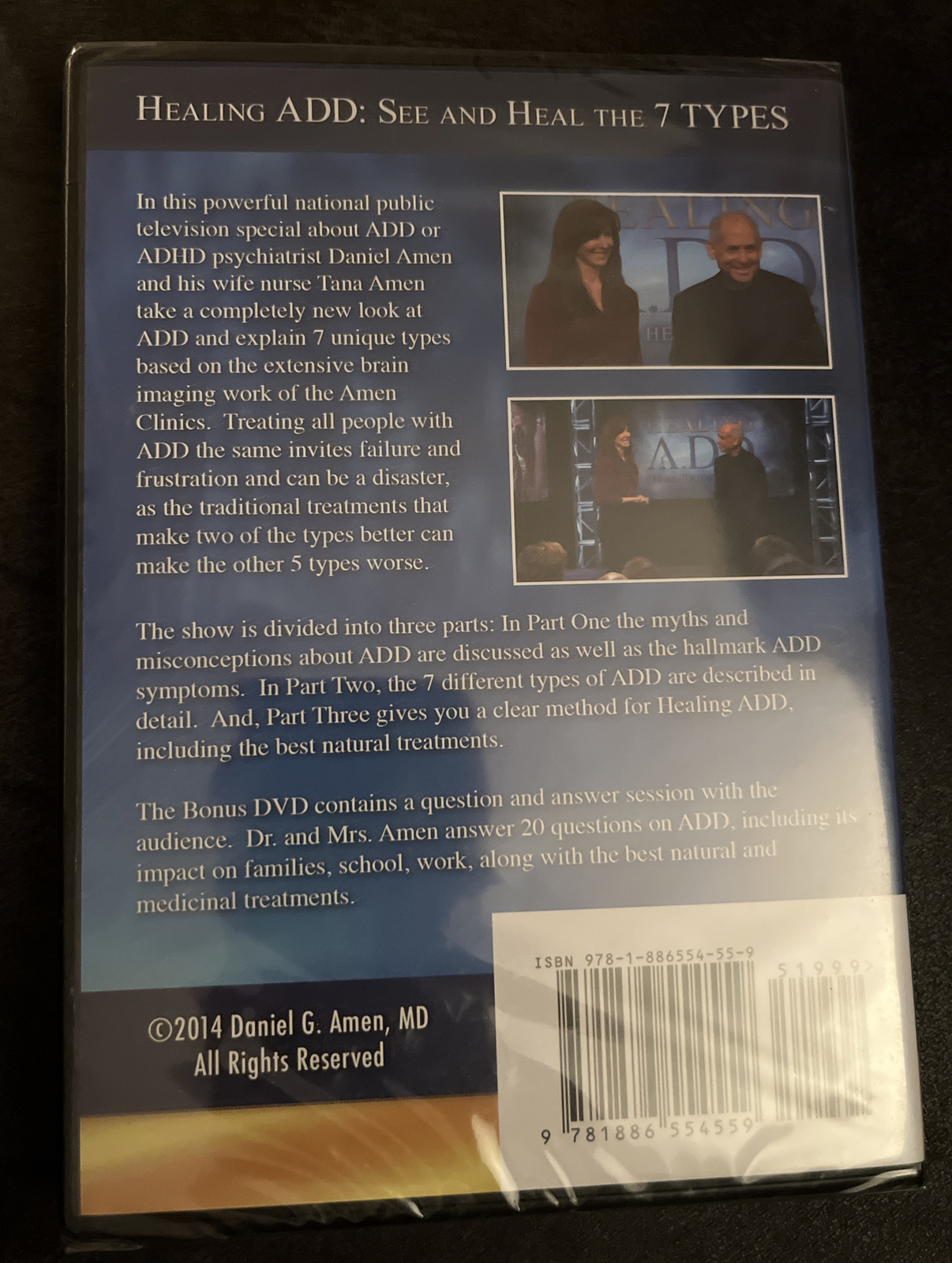 Healing ADD Public Television Special by Daniel G. Amen (2014, DVD) NEW