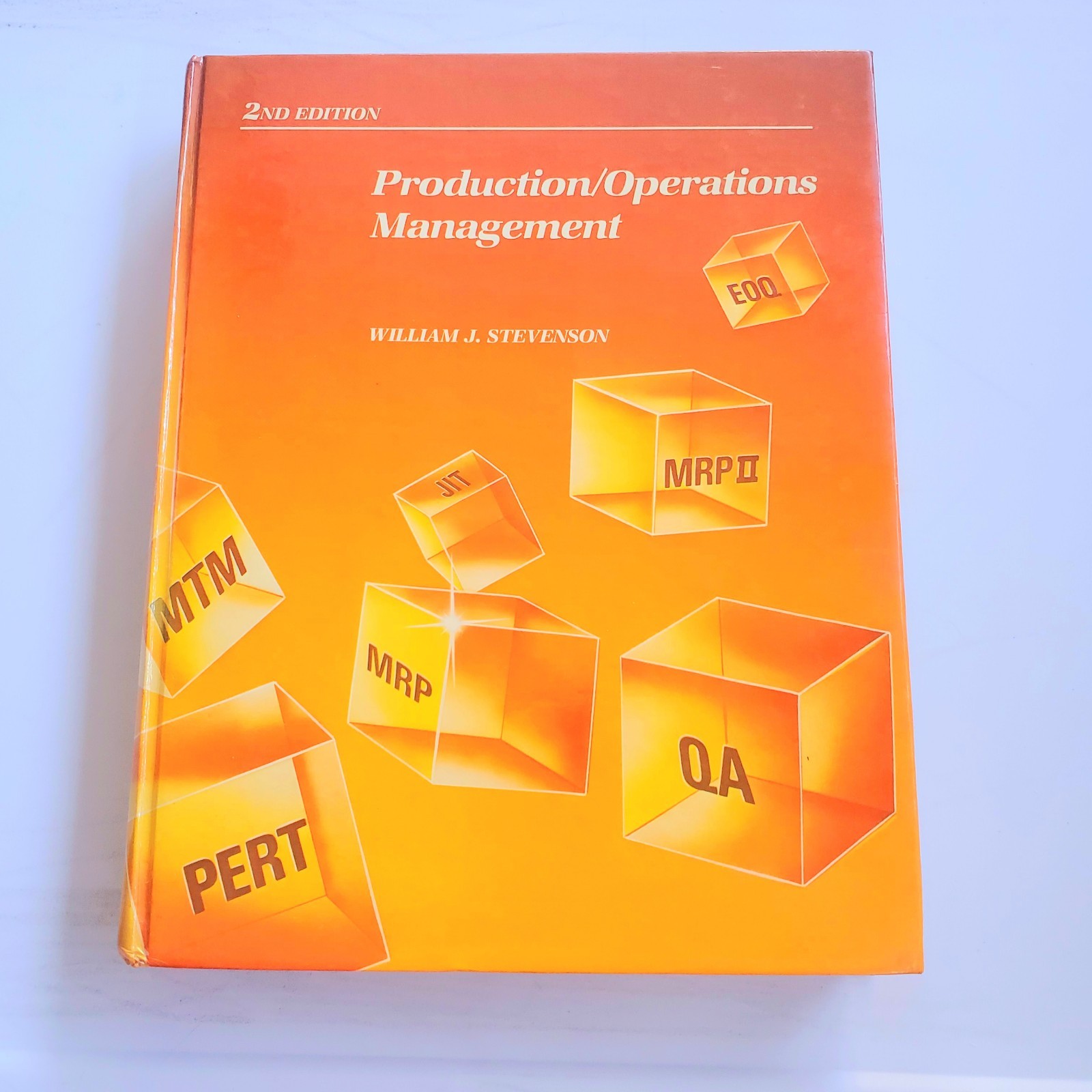 PRODUCTION / OPERATIONS MANAGEMENT Hardcover WILLIAM J. STEVENSON Book