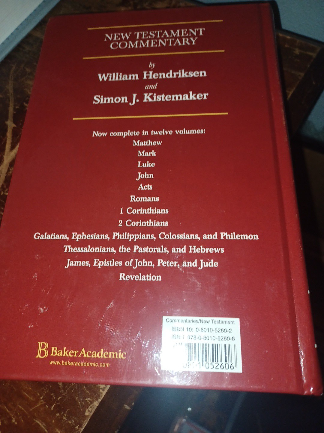 1 Corinthians 1: N T C by S.J. Kistemaker: New HC Hardcover Wow Look Commentary