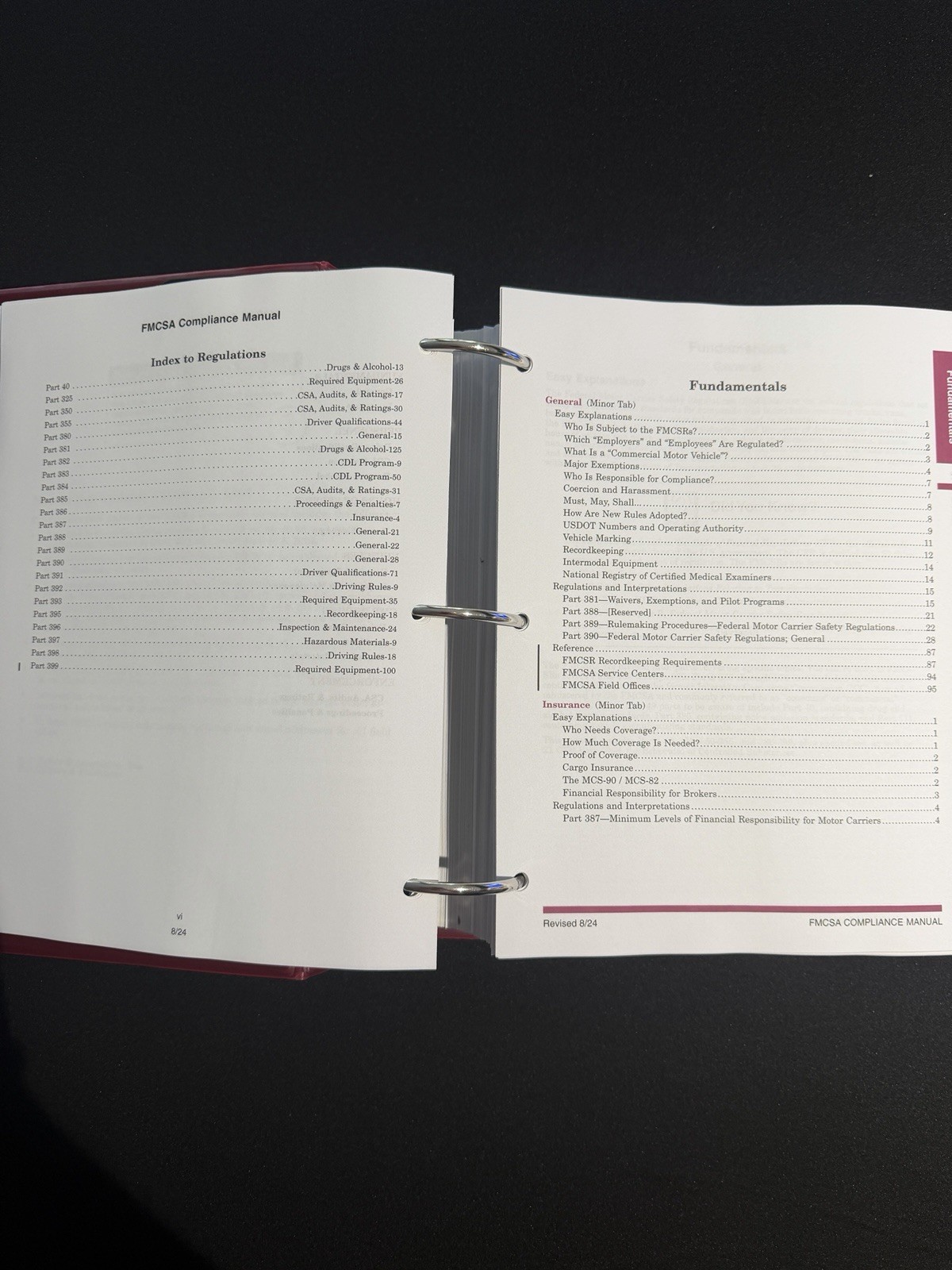 FMCSA Compliance Manual How To Comply With DOT Safety Regulations J.J. Keller