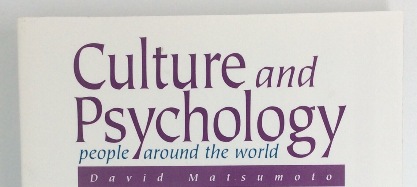 Culture and Psychology: People Around the World, by Matsumoto 2nd ed. pback NEW