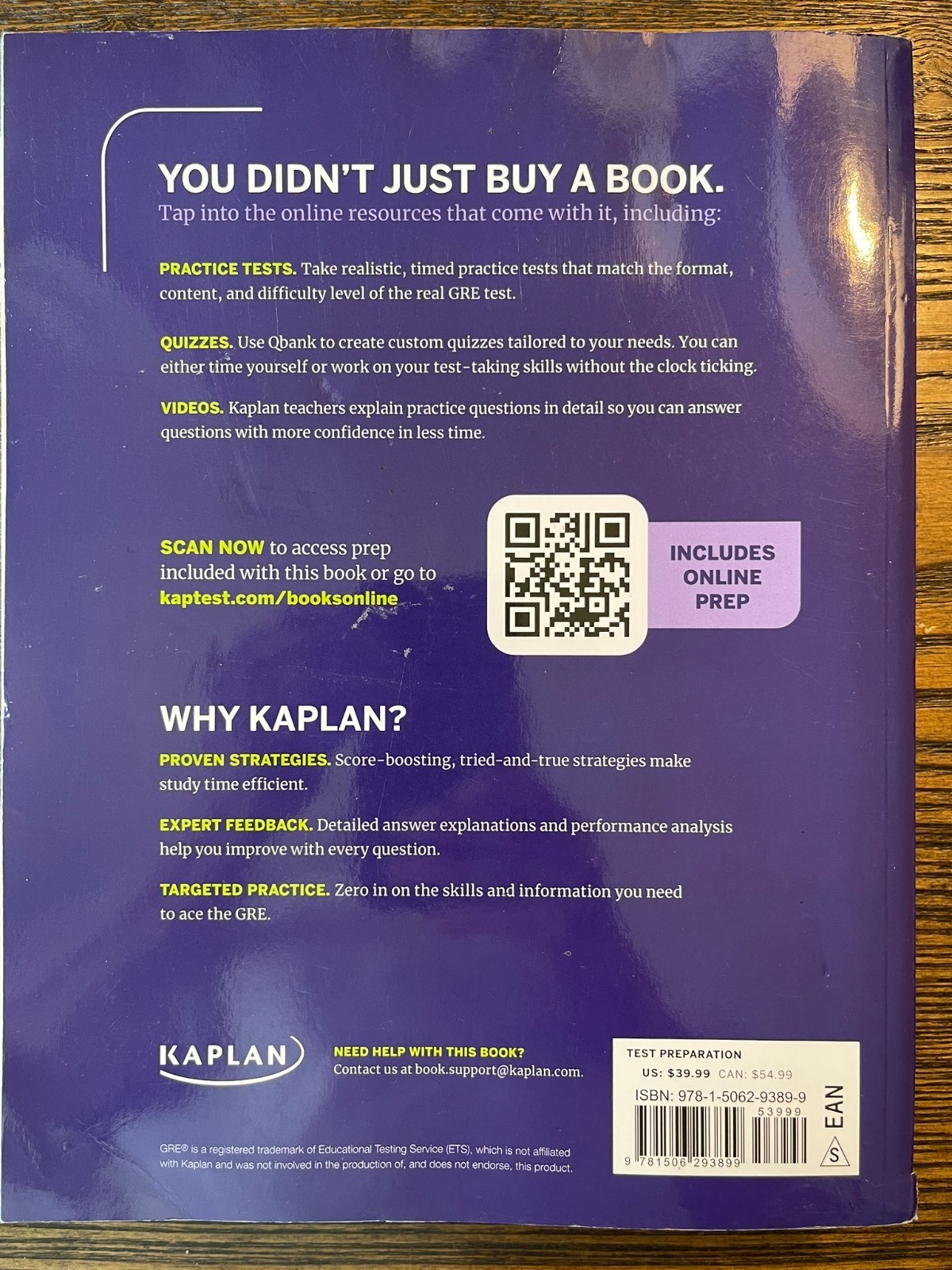 Kaplan Test Prep Ser.: GRE Prep Plus, Ninth Edition 2026 Includes 6 Practice :VG