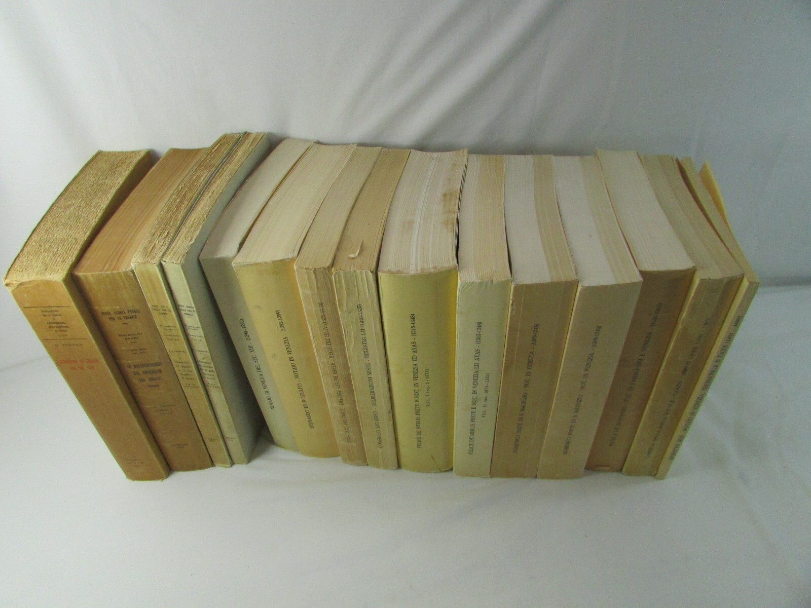 Lot Of 15 Vintage Books From SOURCES FOR THE HISTORY OF VENICE Rare 1957-1980