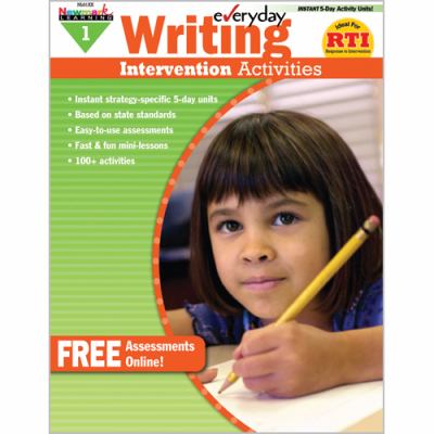 Newmark Learning Grade 1 Everyday Writing Intervention Activity Aid – Brand New