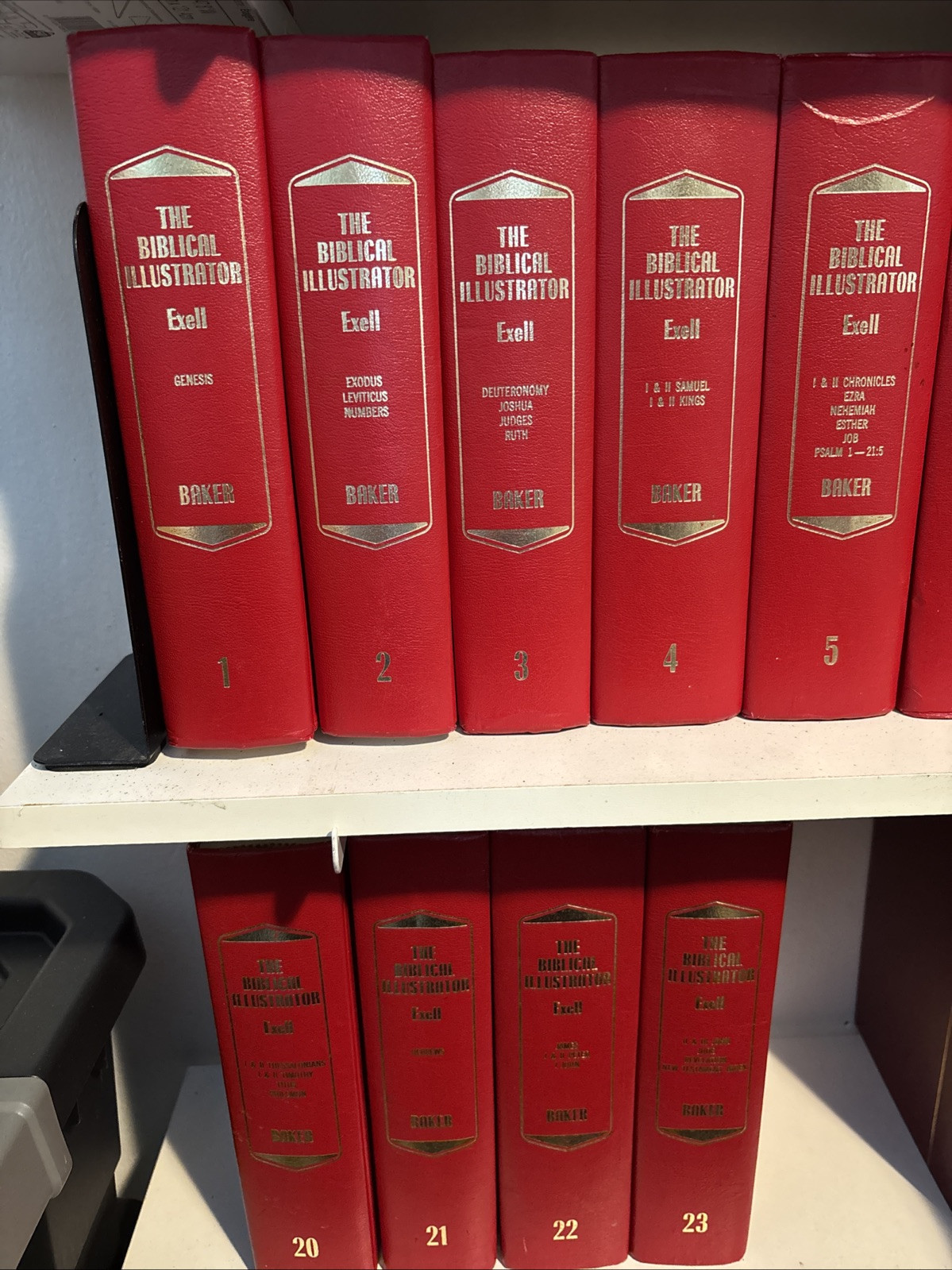 The Biblical Illustrator 23 Volume Complete Book Set. Exell- Baker Excellent