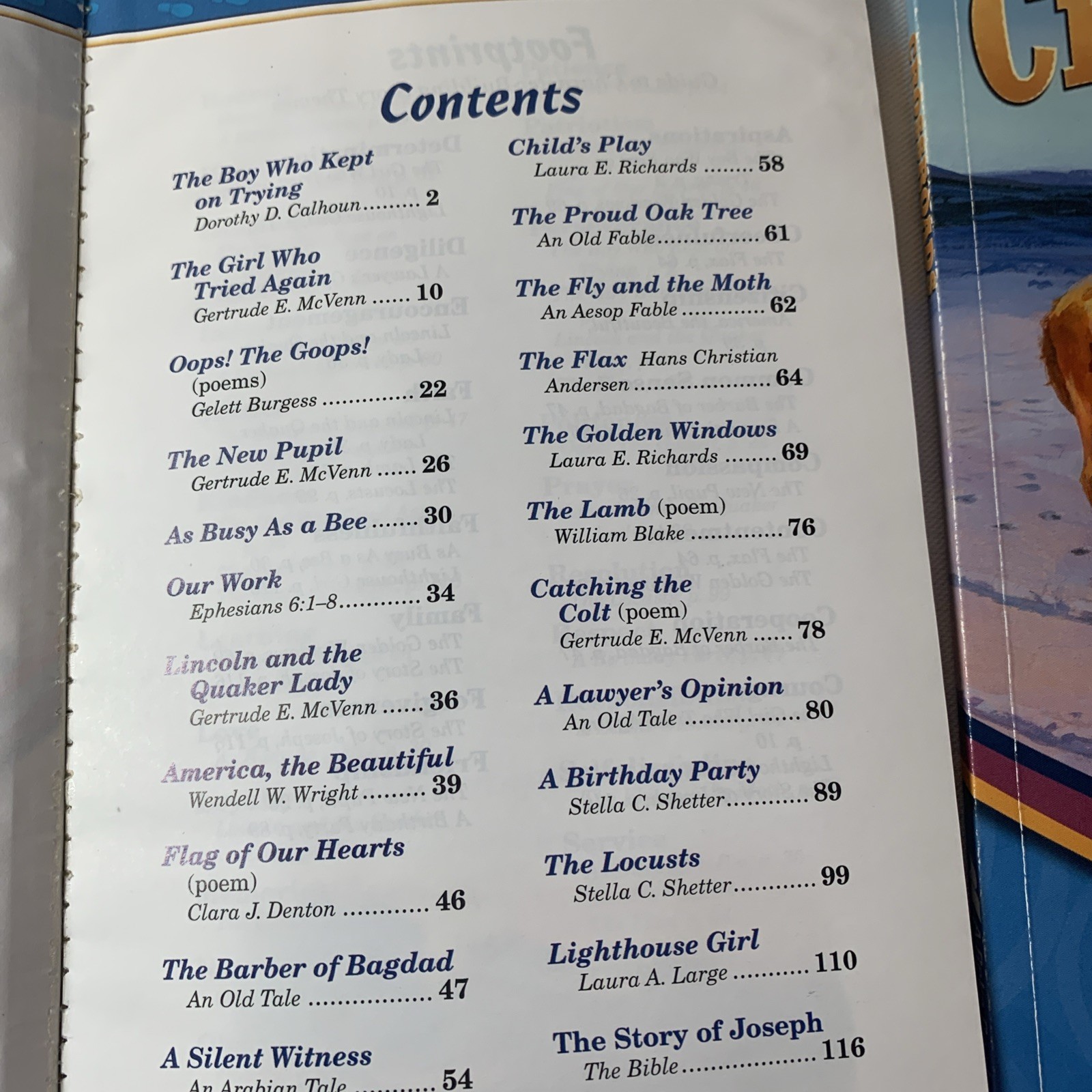 ABeka 3rd Grade Readers 5 Books (b,d,e,f,g) Student Books Paperback Good