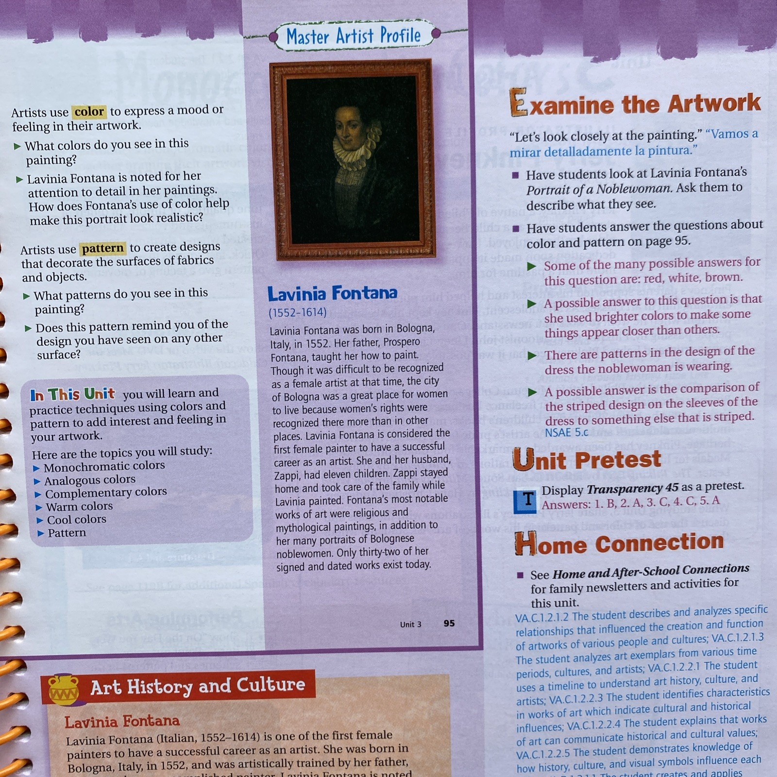 SRA Art Connections Teacher Edition Set Levels 1 2 3 & 5 Florida McGraw-Hill