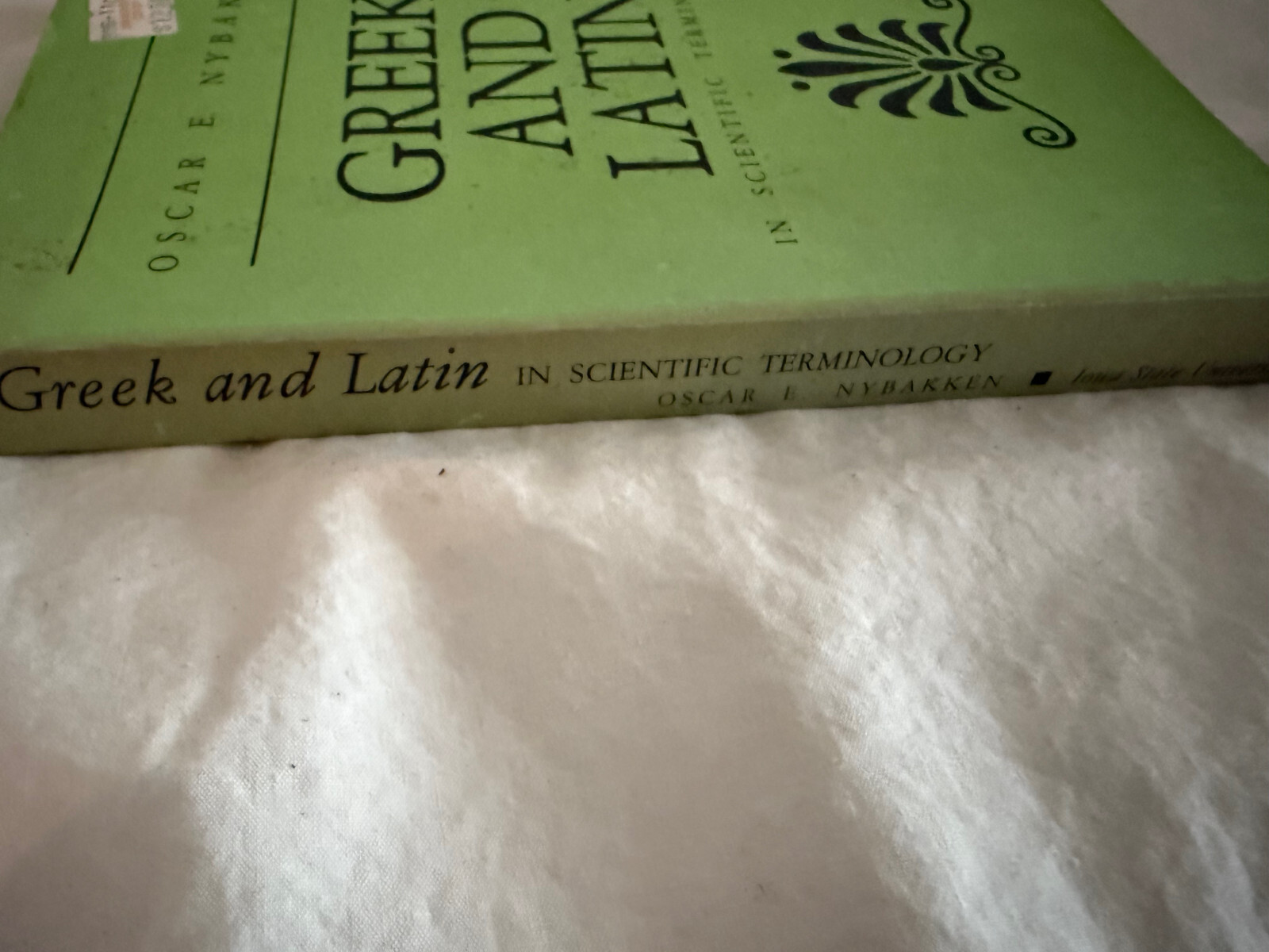 Greek and Latin in Scientific Terminology, Nybakken, 1981, SB
