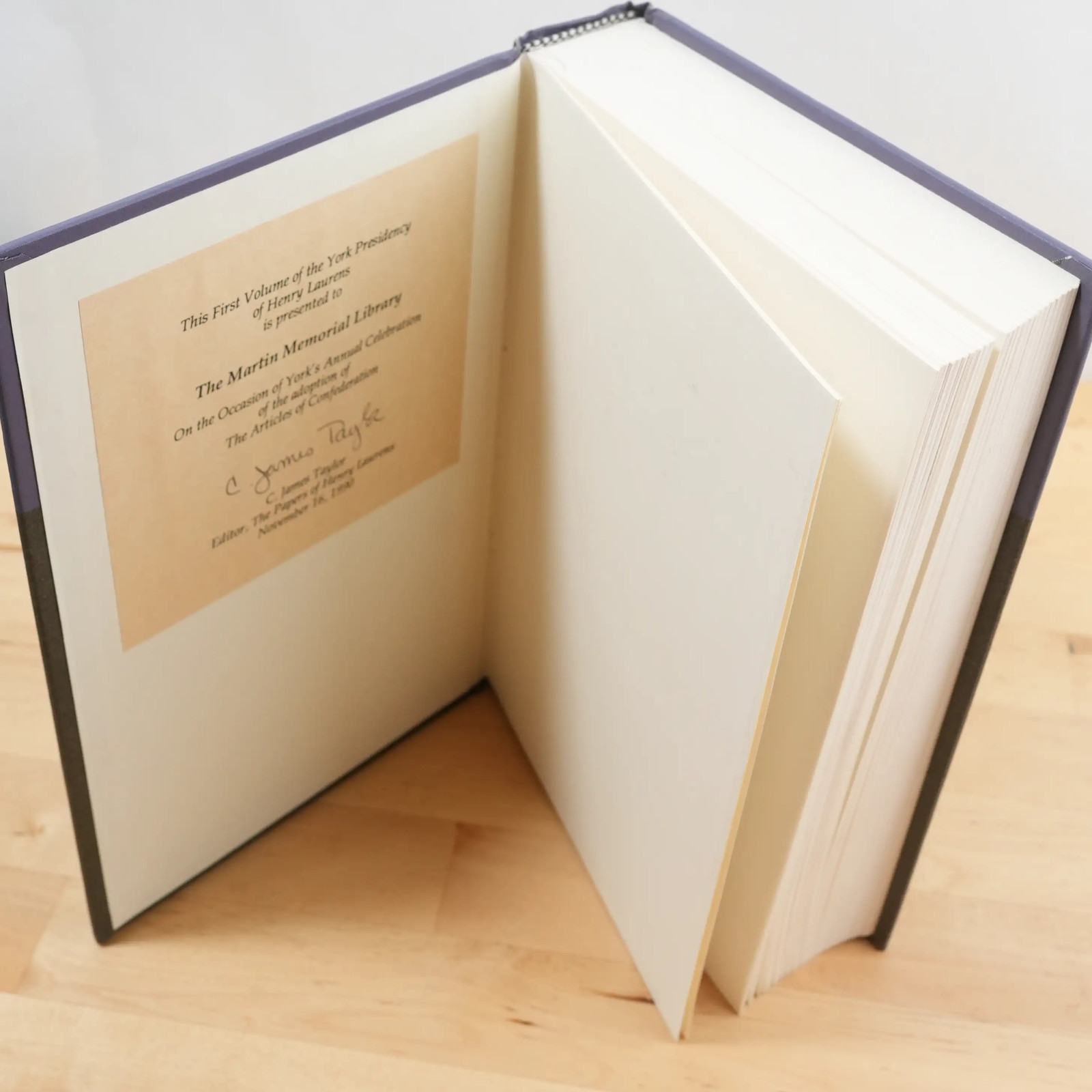 SIGNED The Papers of Henry Laurens Volume 12 1777-1778 edited by C James Taylor