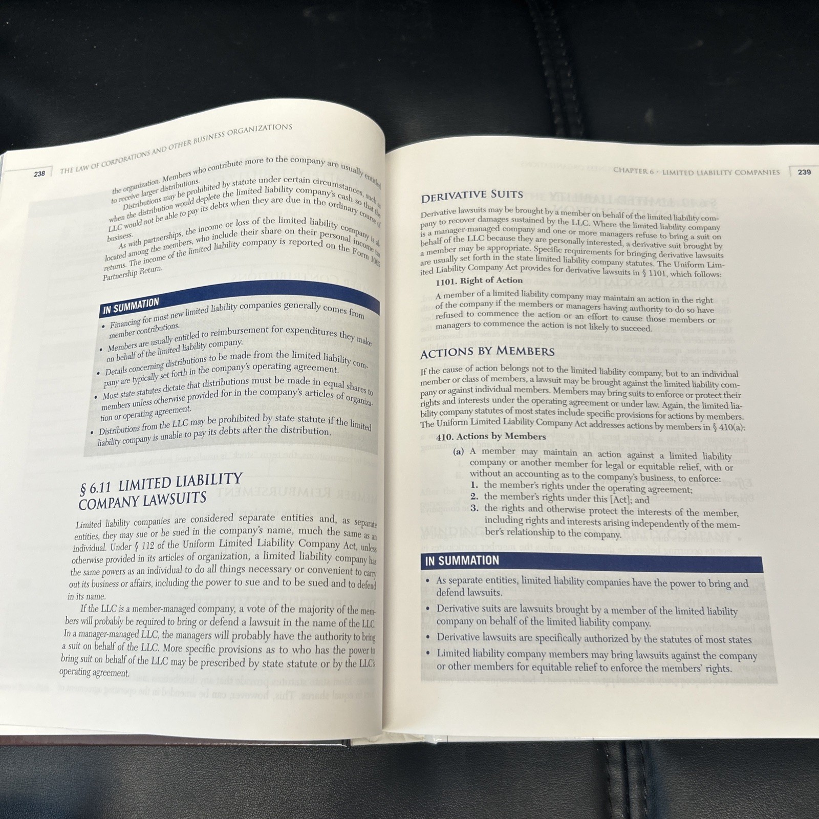 The Law of Corporations and Other Business Organizations Hardcover Textbook Book
