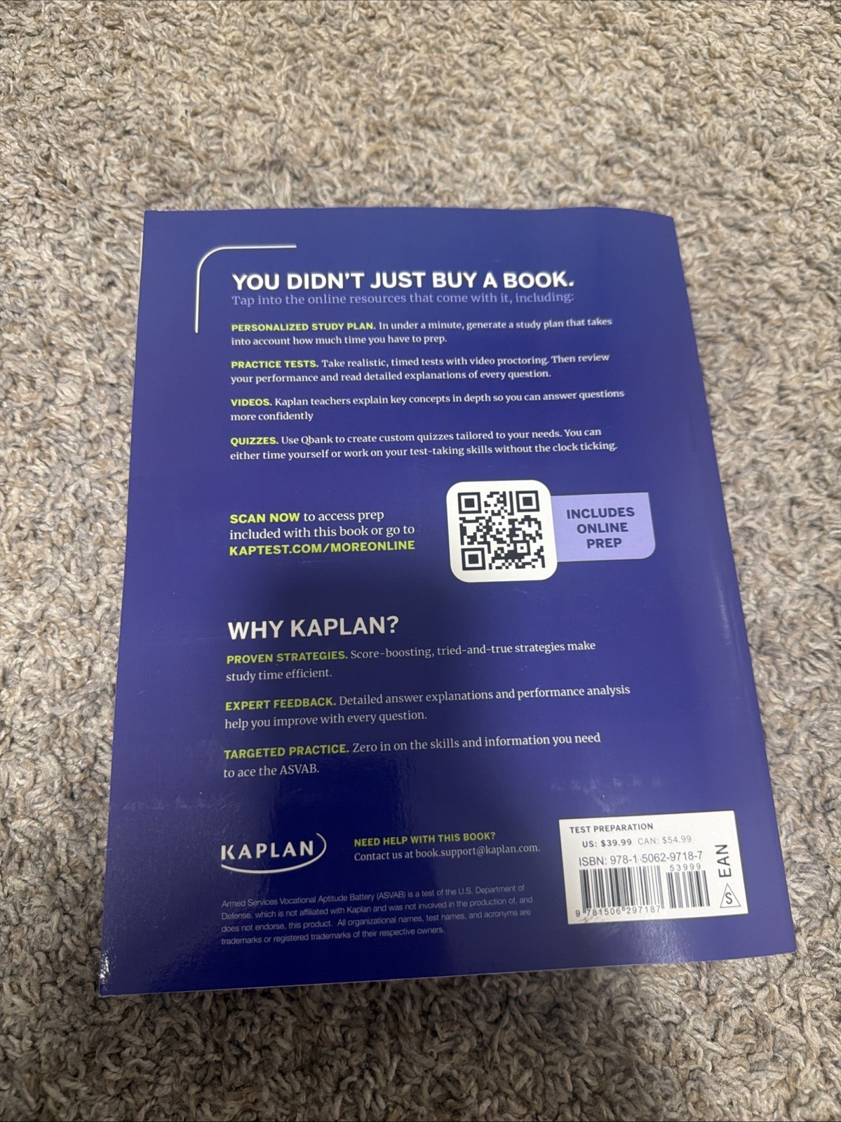 Kaplan Test Prep Ser.: ASVAB Premium Prep 2025-2026: Includes 6 Full Length…