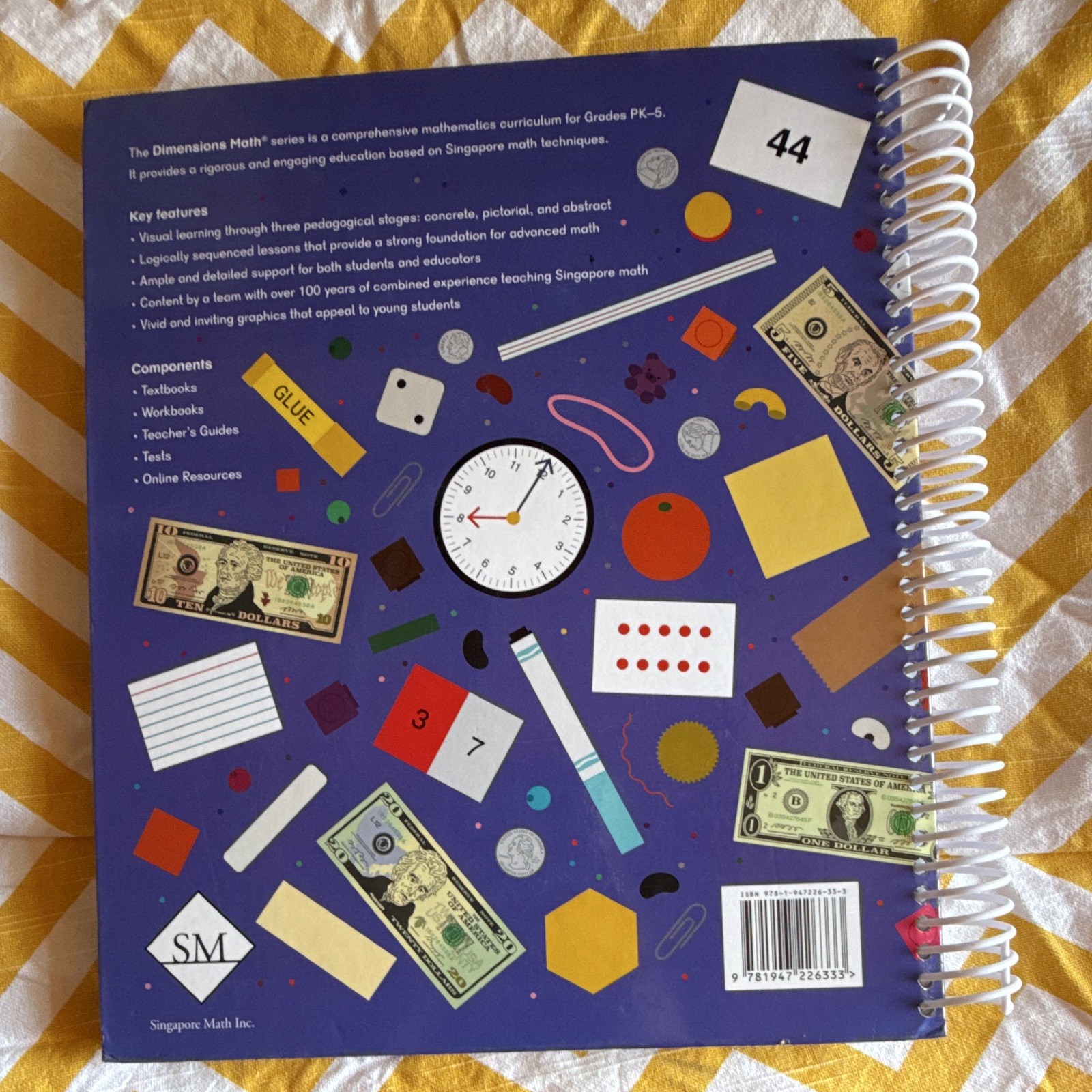 Singapore Math Dimensions Math Teacher’s Guide 1B Spiral Bound Teacher’s Edition