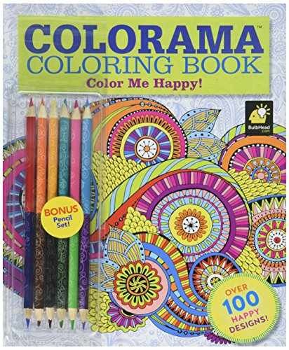 Colorama Coloring Book Color Me Happy – Office Product – Very Good o