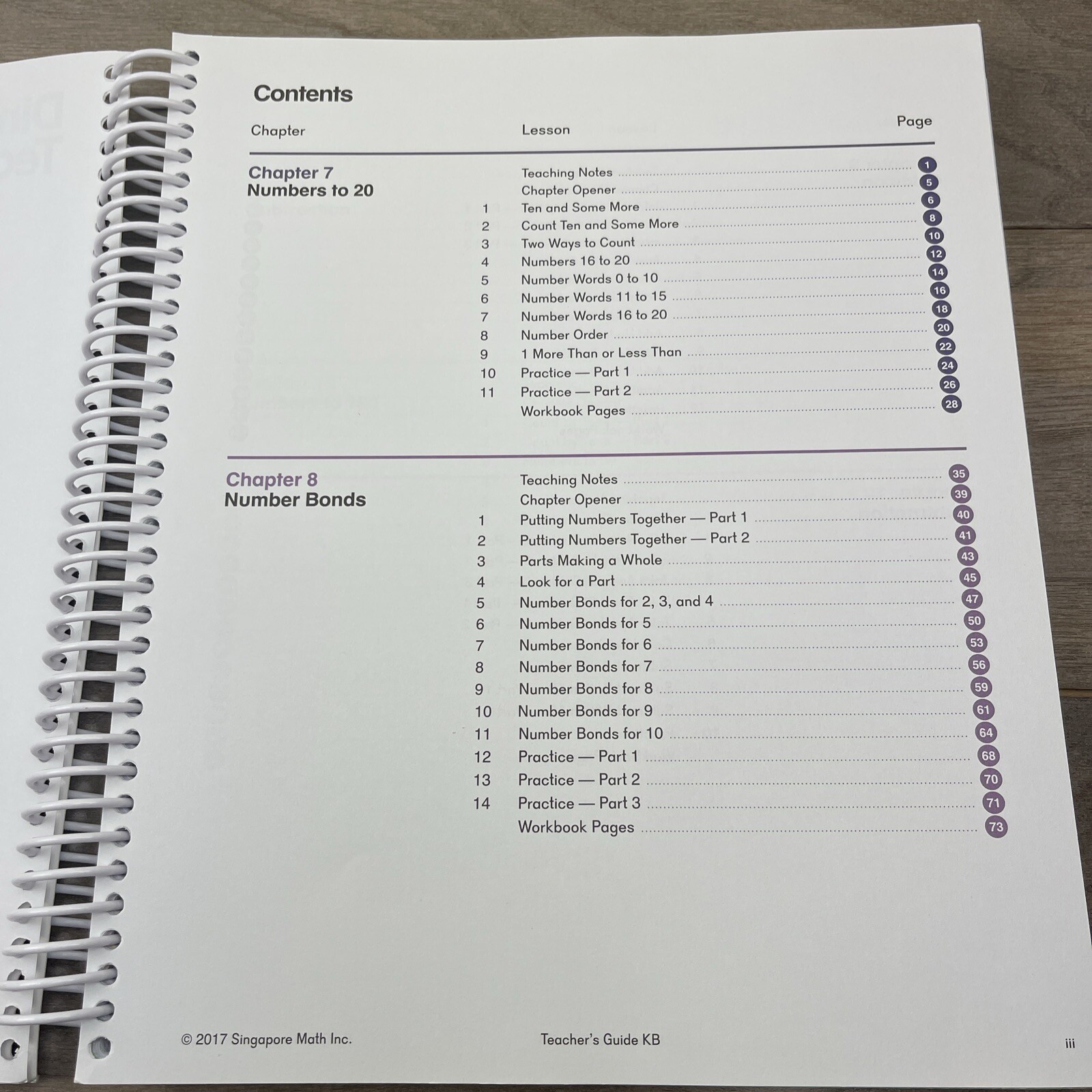 Dimensions Math Teacher’s Guide KB (Spiral)