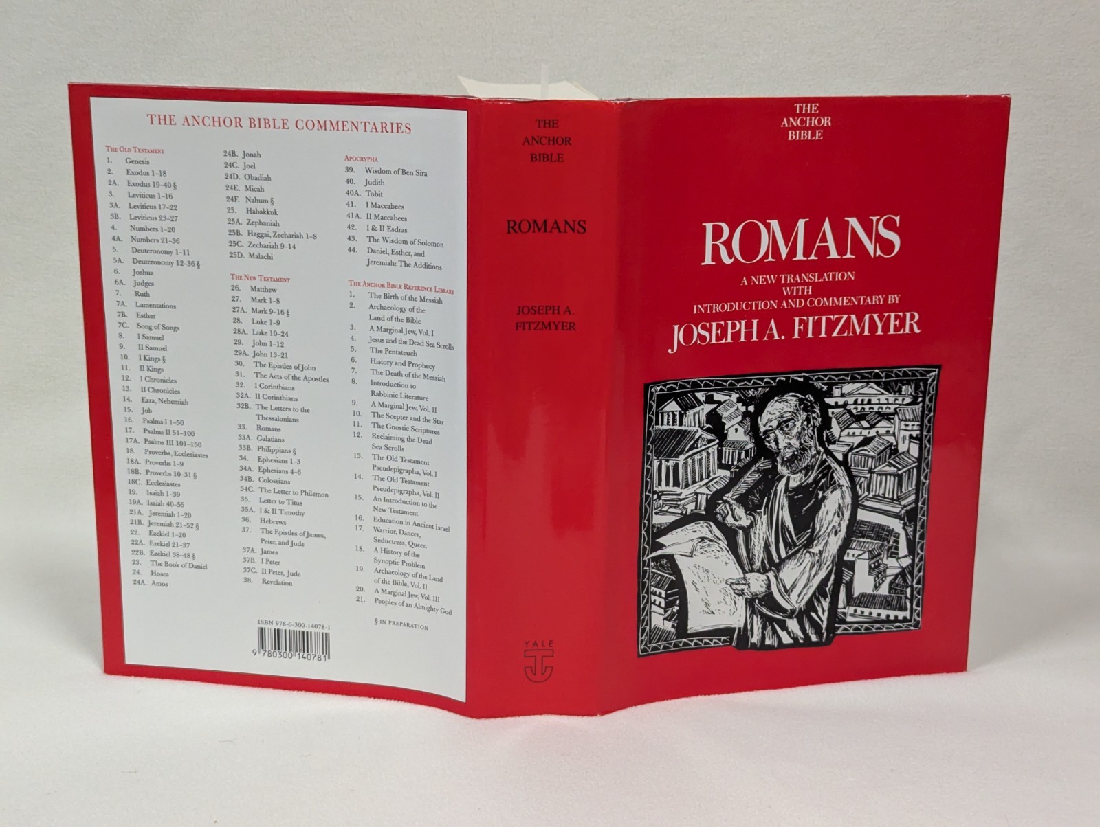 ROMANS ~ ANCHOR BIBLE ~ Joseph A. Fitzmyer ~ 2008 HCDJ ~ XLNT