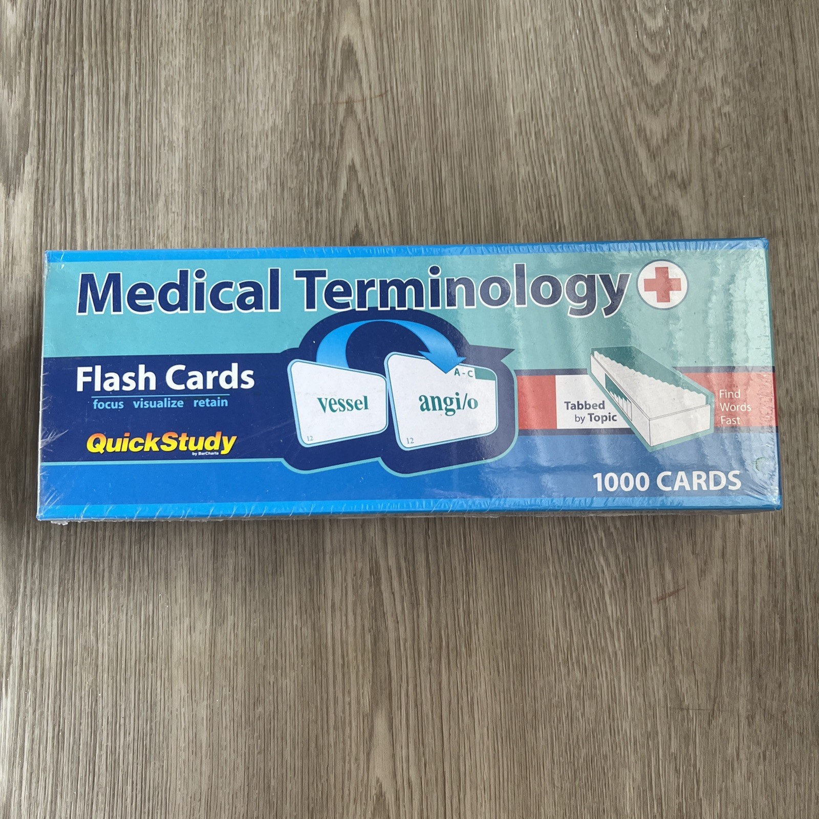 Medical Terminology Flash Cards (1000 Cards) : A QuickStudy Reference Tool by…