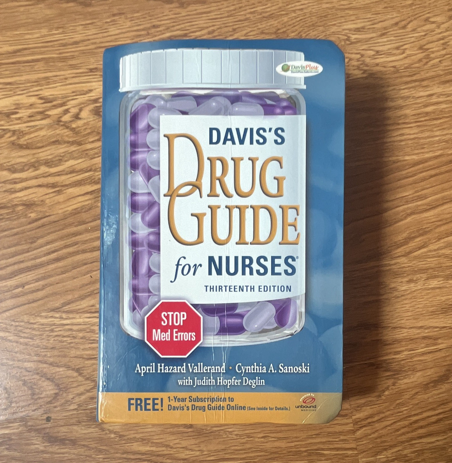 F.A. Davis Davis’s Drug Guide for Nurses 13th Ed 2013 Hardcover Vallerand