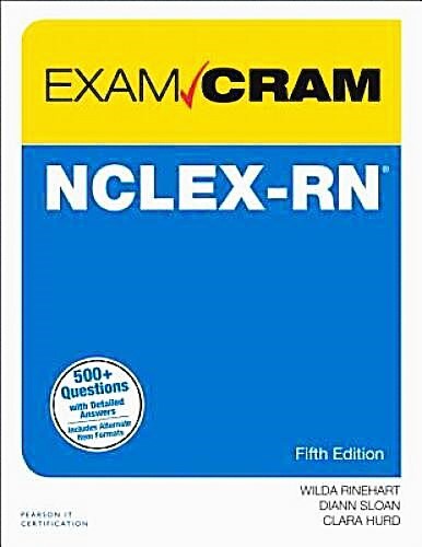 EXAM CRAM NCLEX-RN Pb Book By Rinehart,… w/Sheet, Code (9780789757524) 5th
