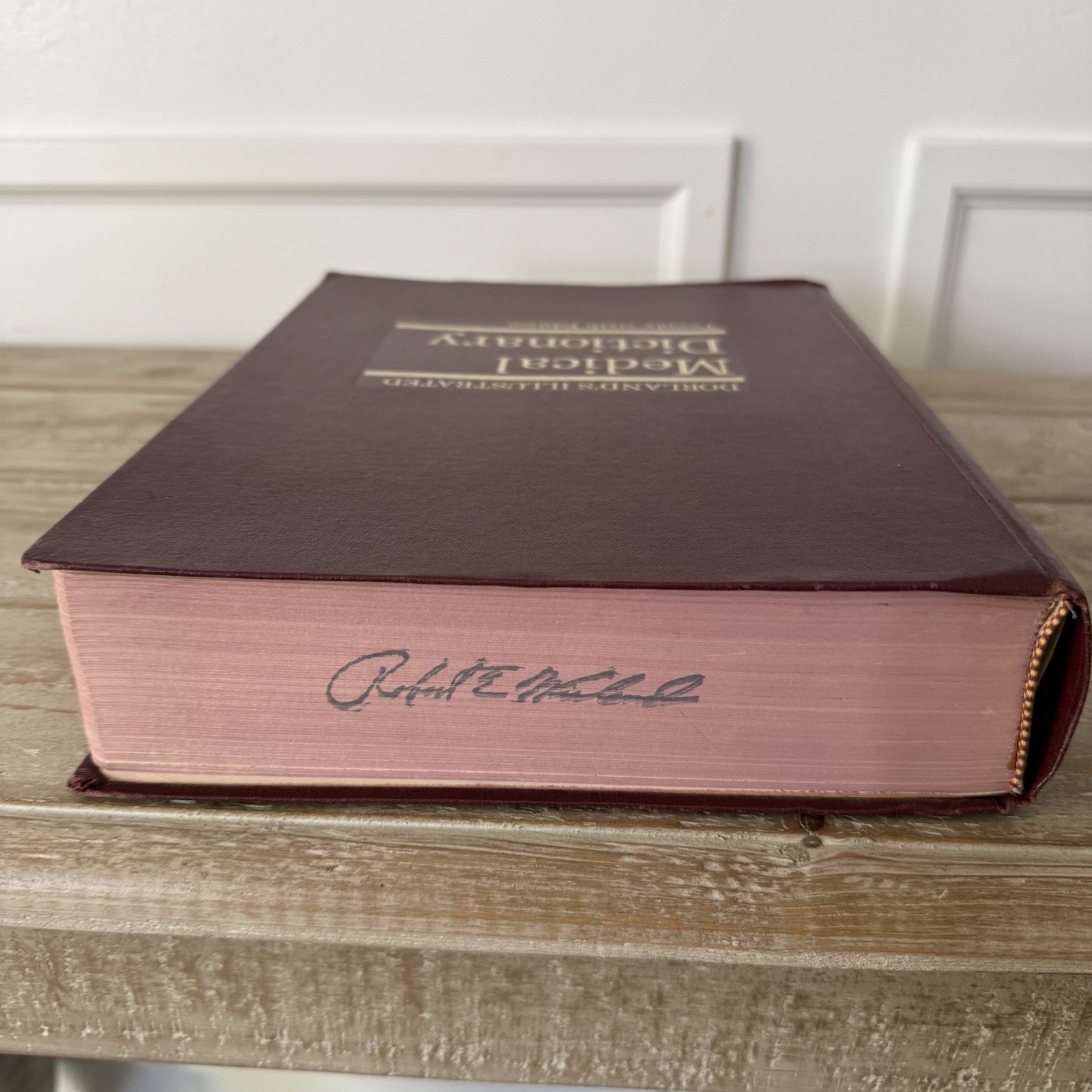 Dorland’s Illustrated Medical Dictionary 26th Edition Leatherette Binding 1981
