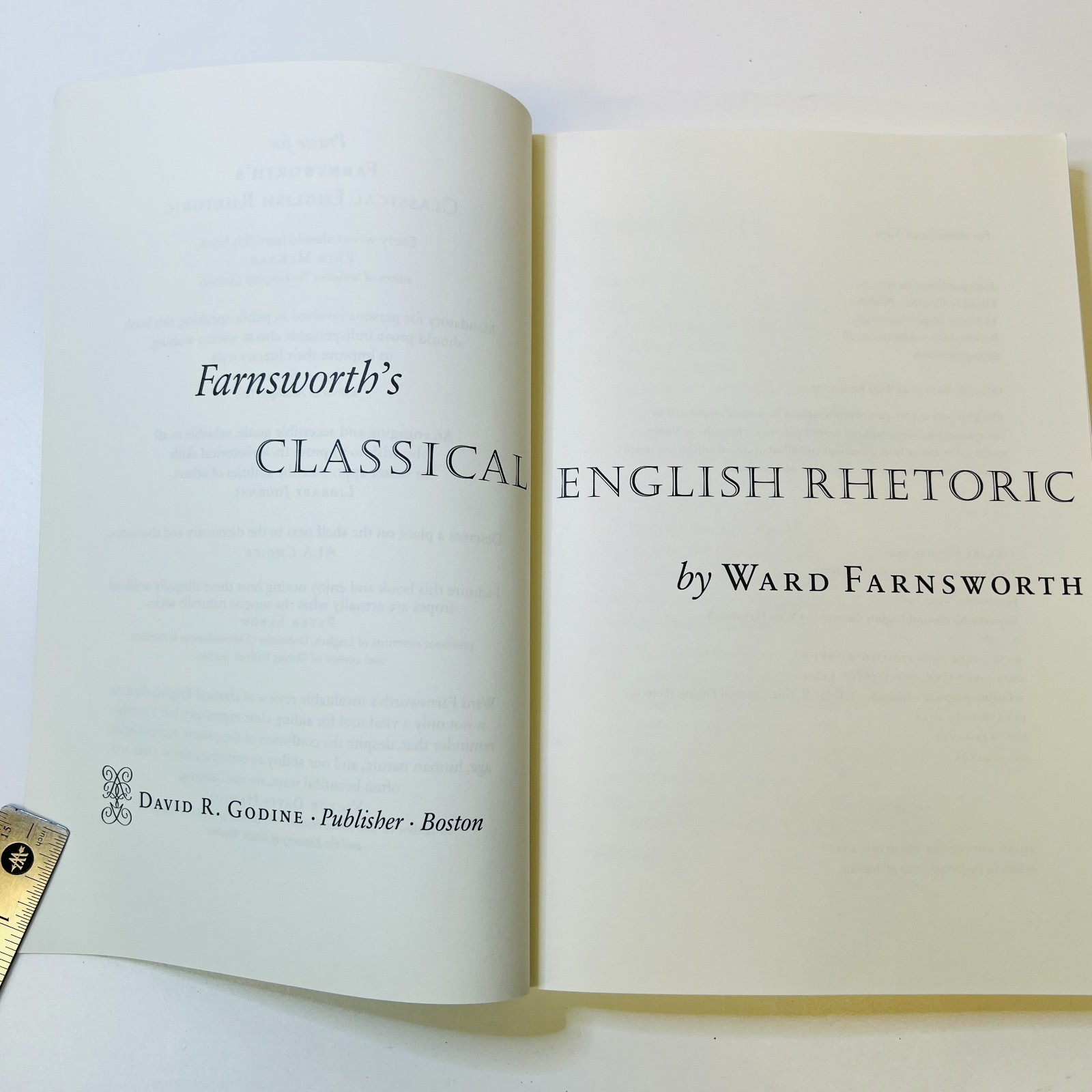 Farnsworth’s Classical English Rhetoric (Farnsworth’s Classical English series)