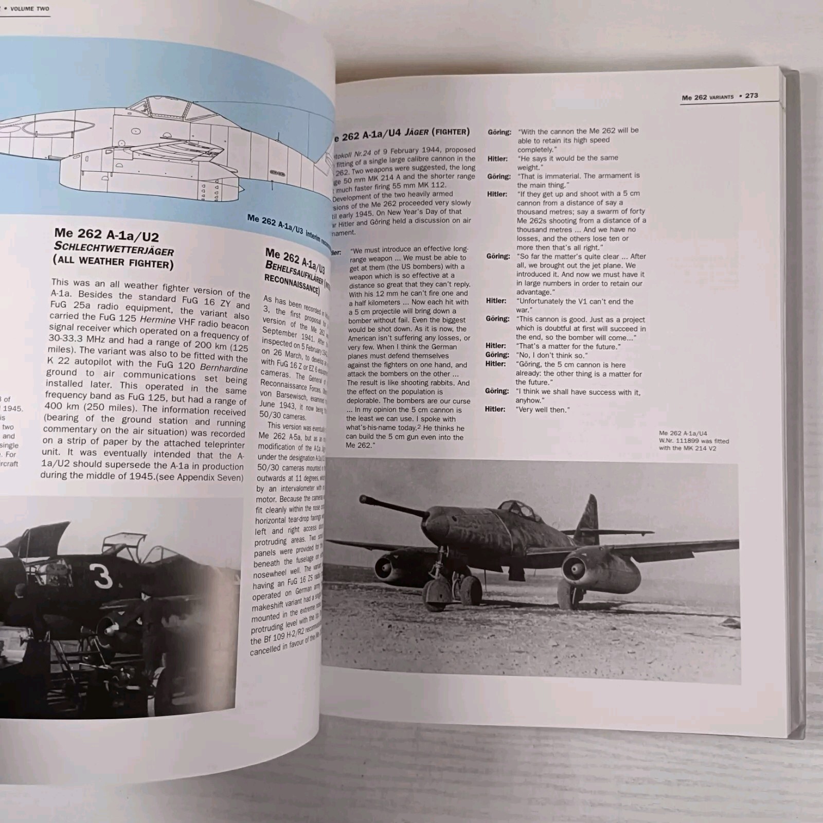 Me 262, Volume Two; Smith, J. Richard; First Edition, Classic, Hardback