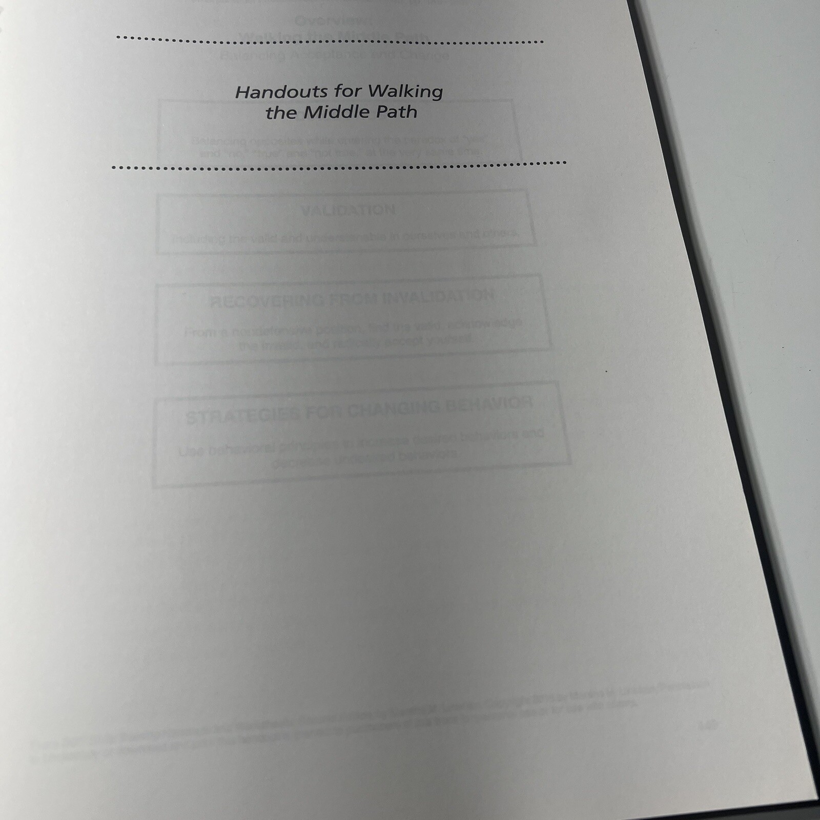 DBT Skills Training Handouts and – Paperback, by Linehan Marsha M. – Good