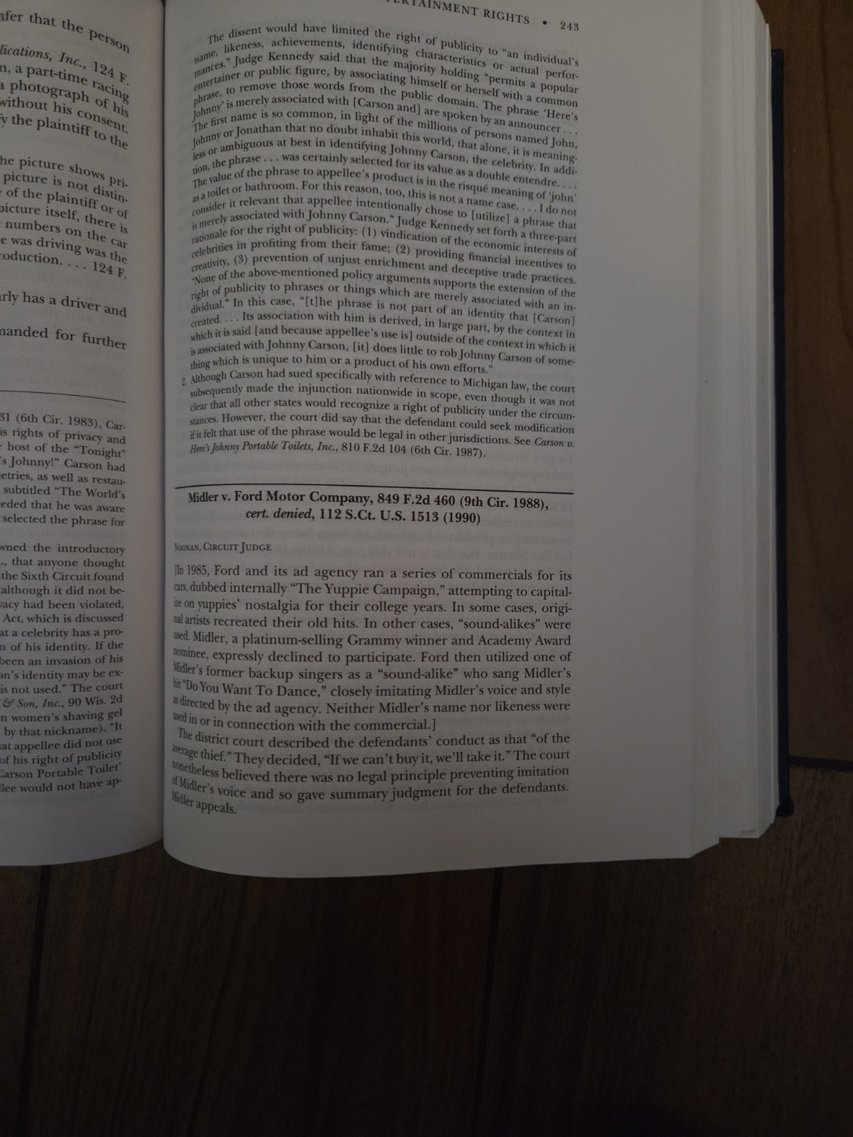 Law and Business of the Entertainment Industries 5th Edition Hardcover