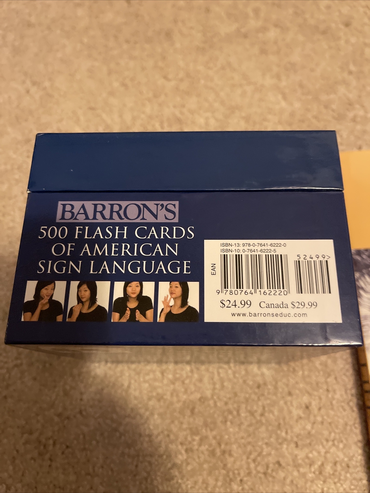 500 Flash Cards of American Sign Language With Book, 1,000 Signs Of Life