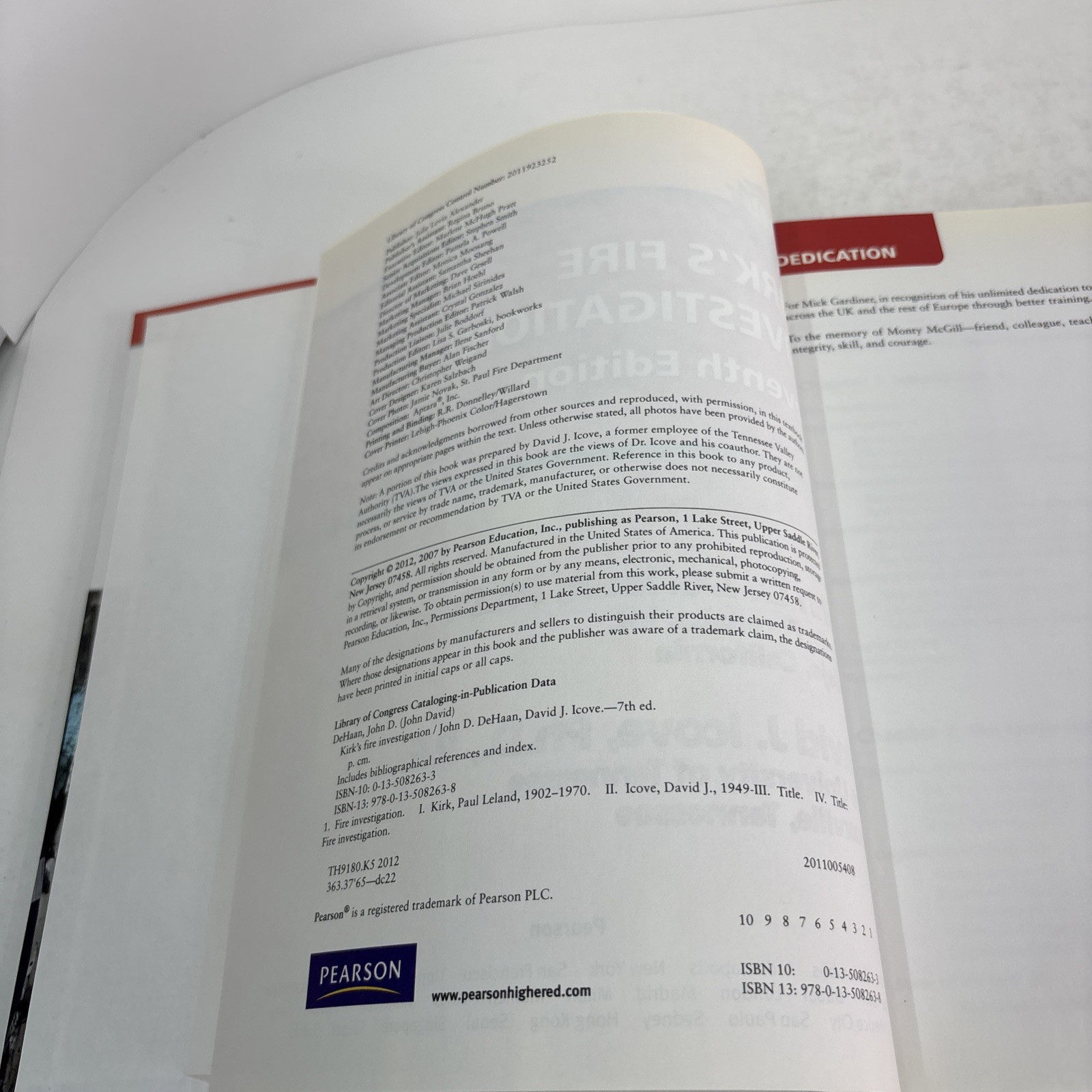 Kirk’s Fire Investigation Textbook Brady Fire Seventh Edition DeHaan Icove