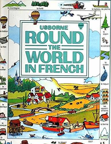 Round the World in French – Hardcover, by Folliet – Acceptable n