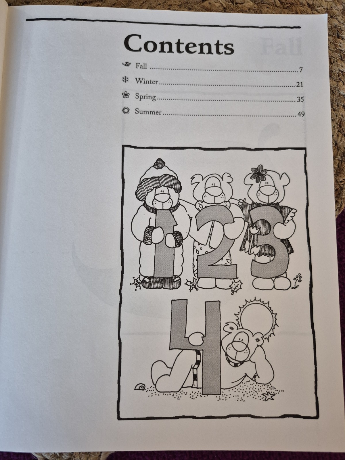 Vintage Preschool Ages 3-5 Four Seasons Math Games & Activities – Totline 1996
