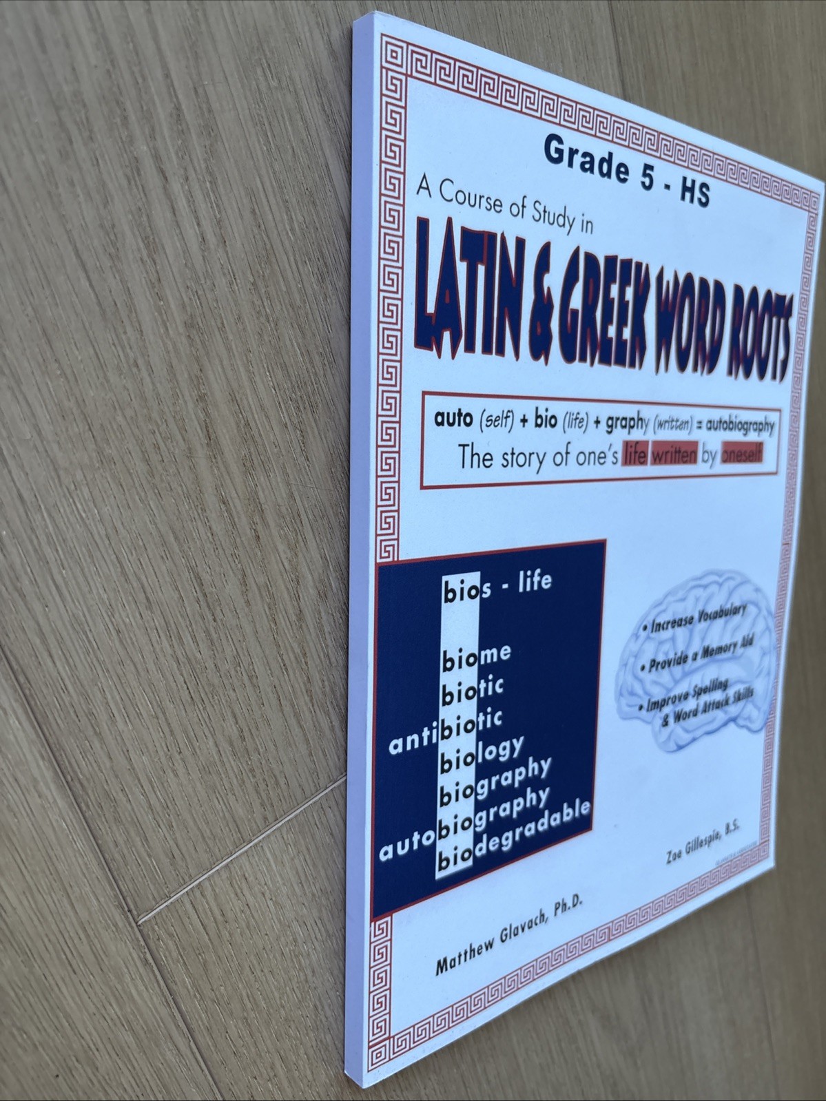 Course of Study in LATIN and GREEK WORD ROOTS, Grade 5 – HS by Glavach, Matt.