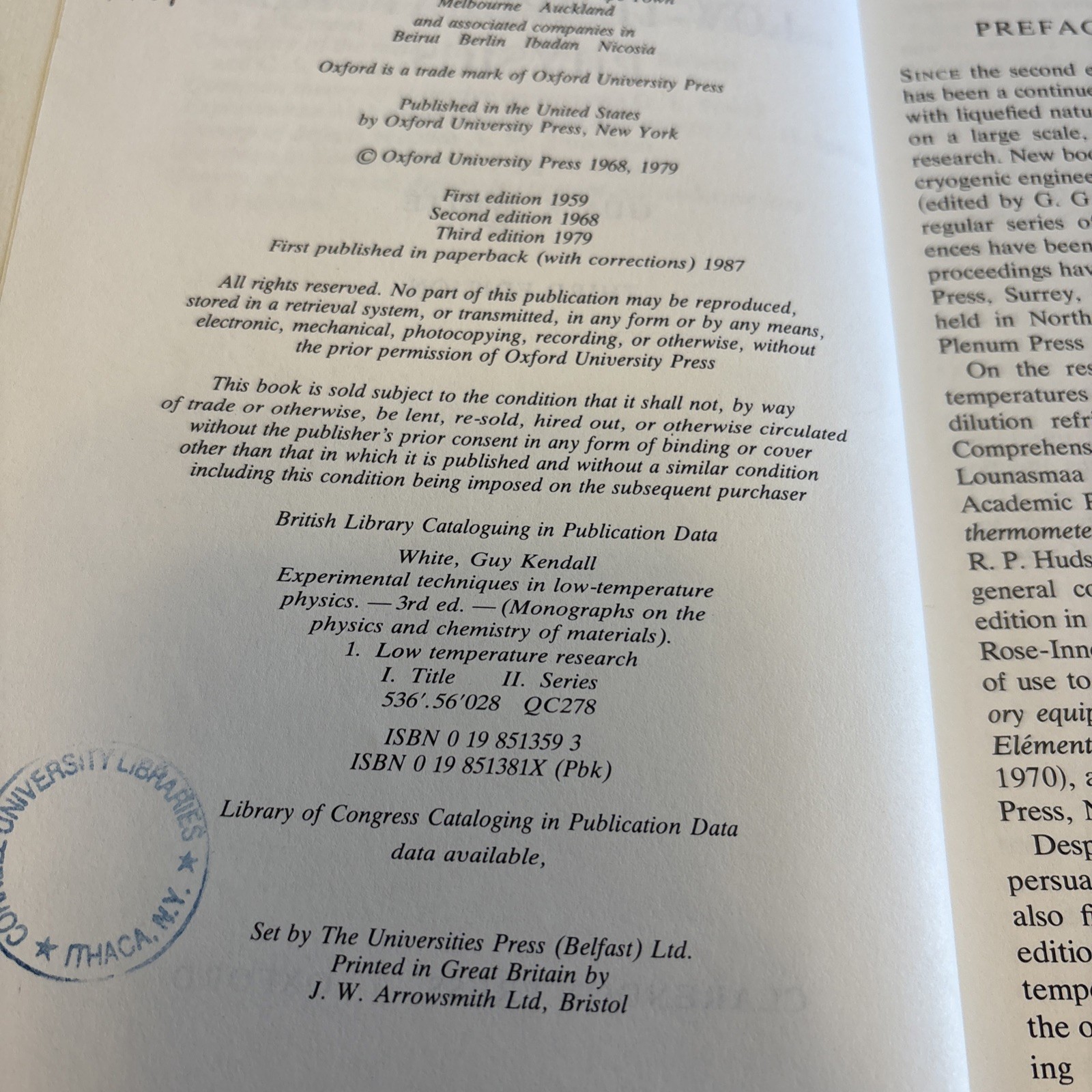 Monographs on the Physics and Chemistry of Materials Ser.: Experimental…