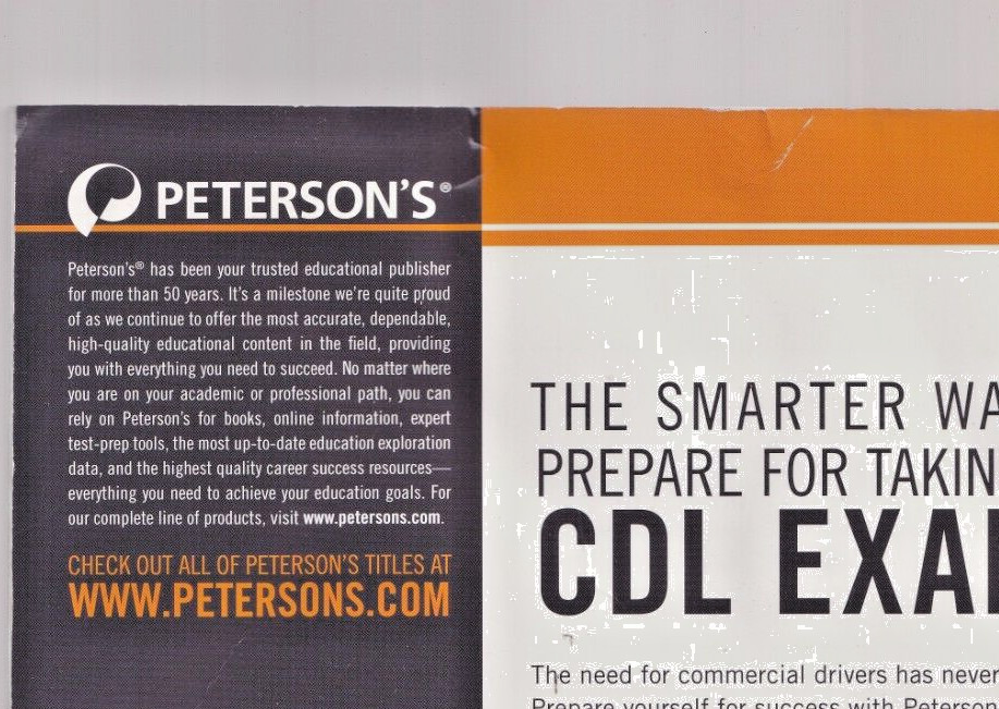 MASTER THE CDL COMMERCIAL DRIVER’S LICENSE EXAMS (2022 Paperbound){R1}