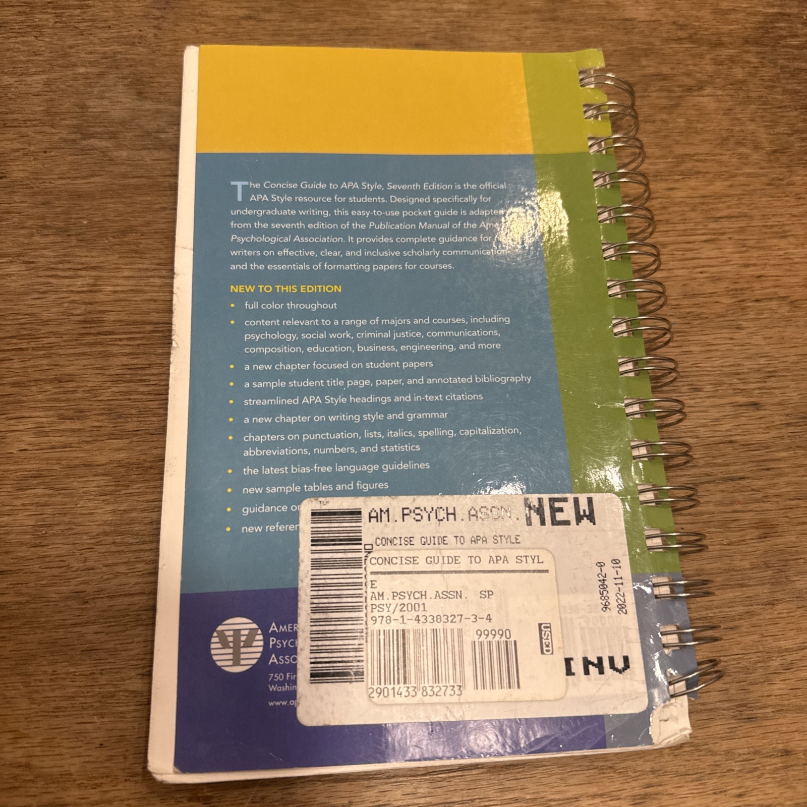 Concise Guide to APA Style: 7th Edition [OFFICIAL] American Psychological
