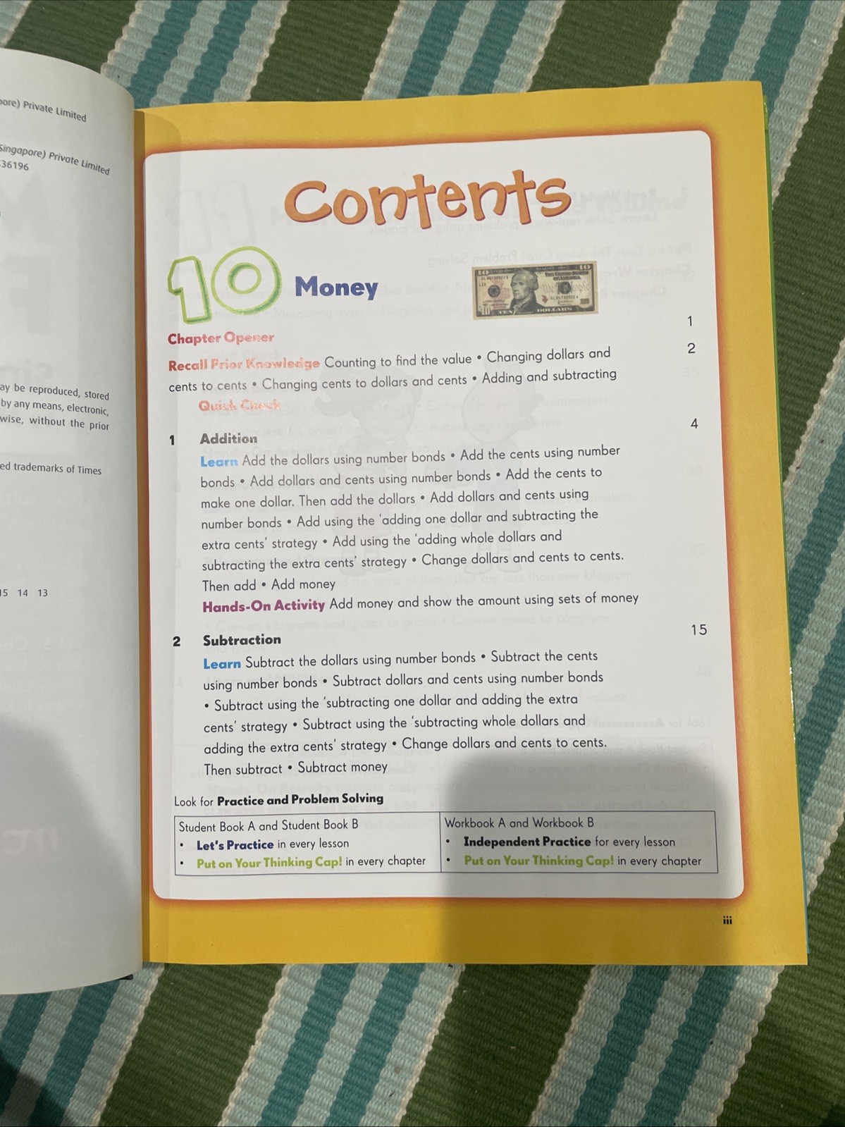 Math in Focus: Singapore Math: 3rd Grade Student 3B Textbook and Workbook Set