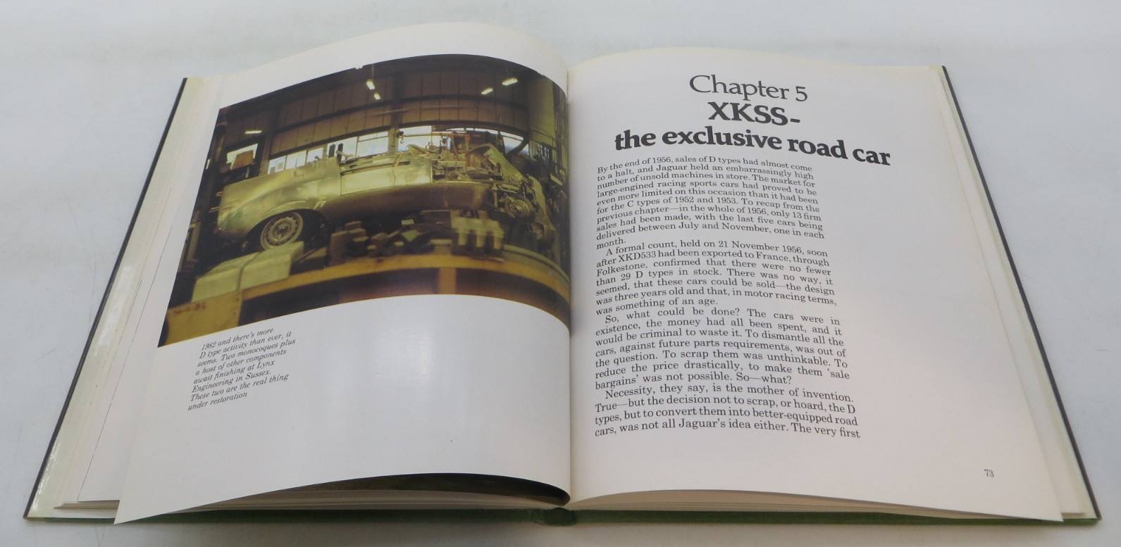 JAGUAR D TYPE & XKSS Osprey AutoHistory by Graham Robson (1983, Hardcover Book)