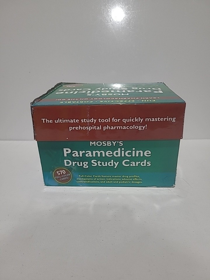Mosby’s Paramedicine Drug Study Cards: Learn Pharmacology on the Go