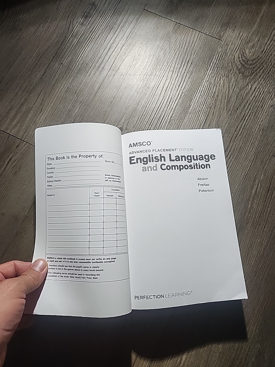 Advanced Placement English Language and Composition by Lauren Peterson, Brandon
