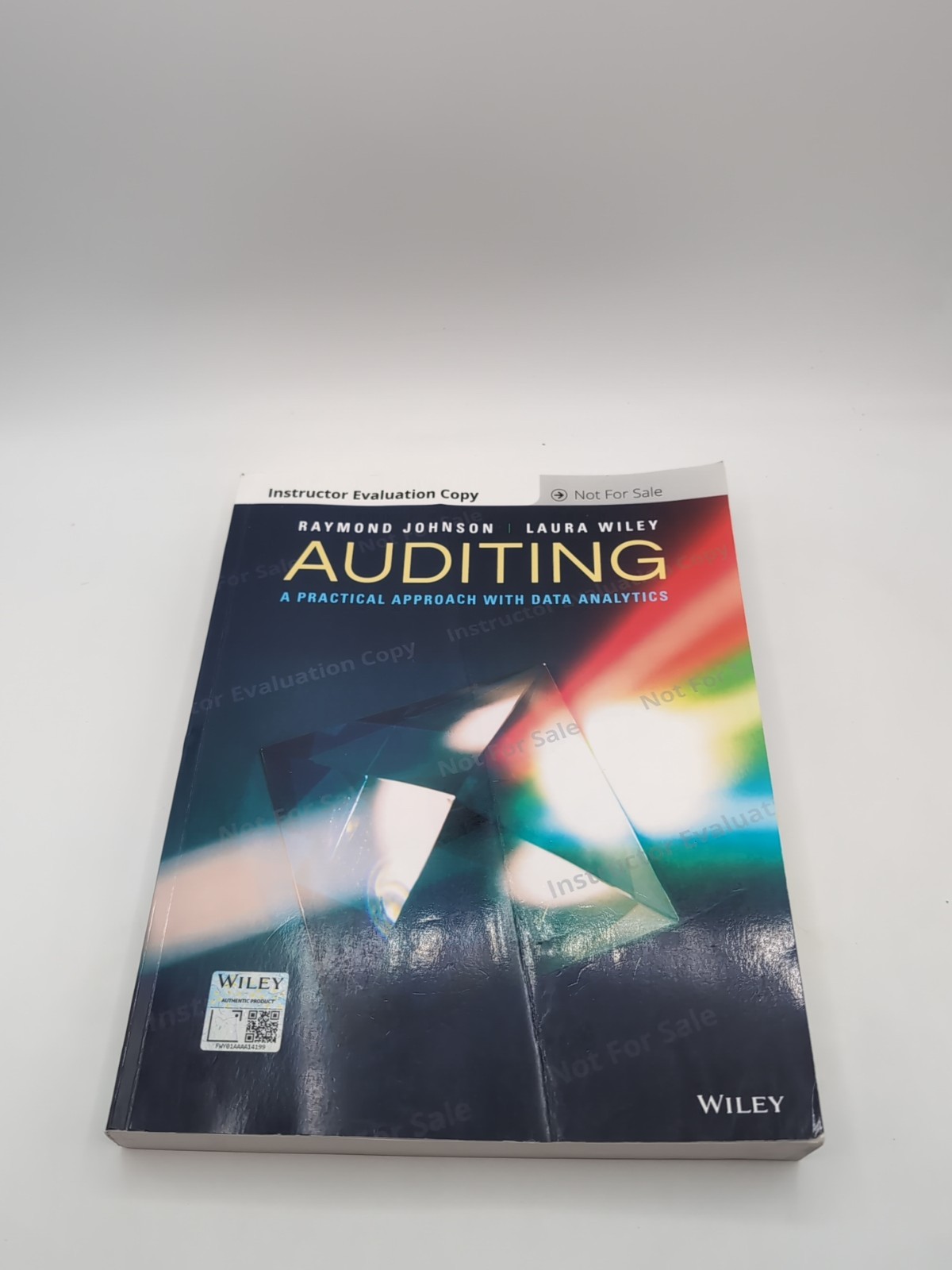 Auditing – Raymond Johnson Laura Wiley Instructor Evaluation Copy