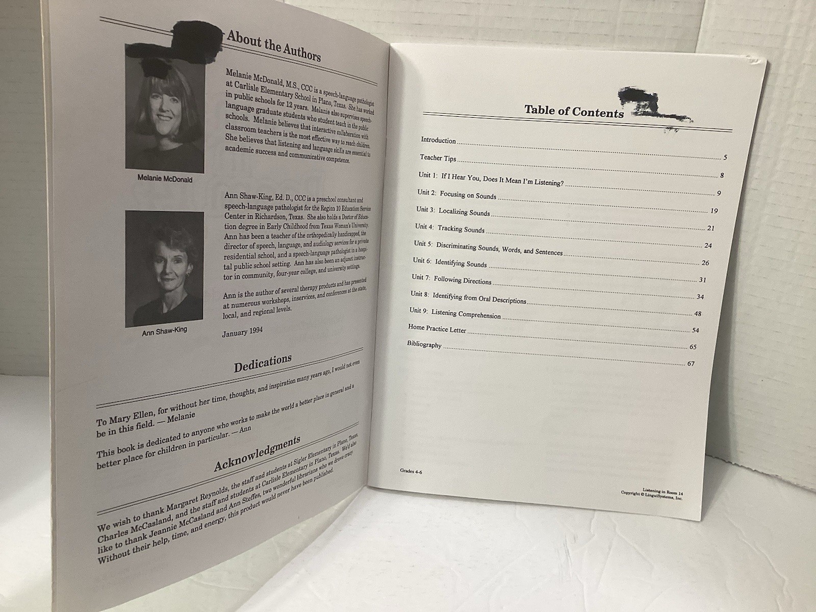 Listening In Room 14- A Classroom Listening Program -linguisystems