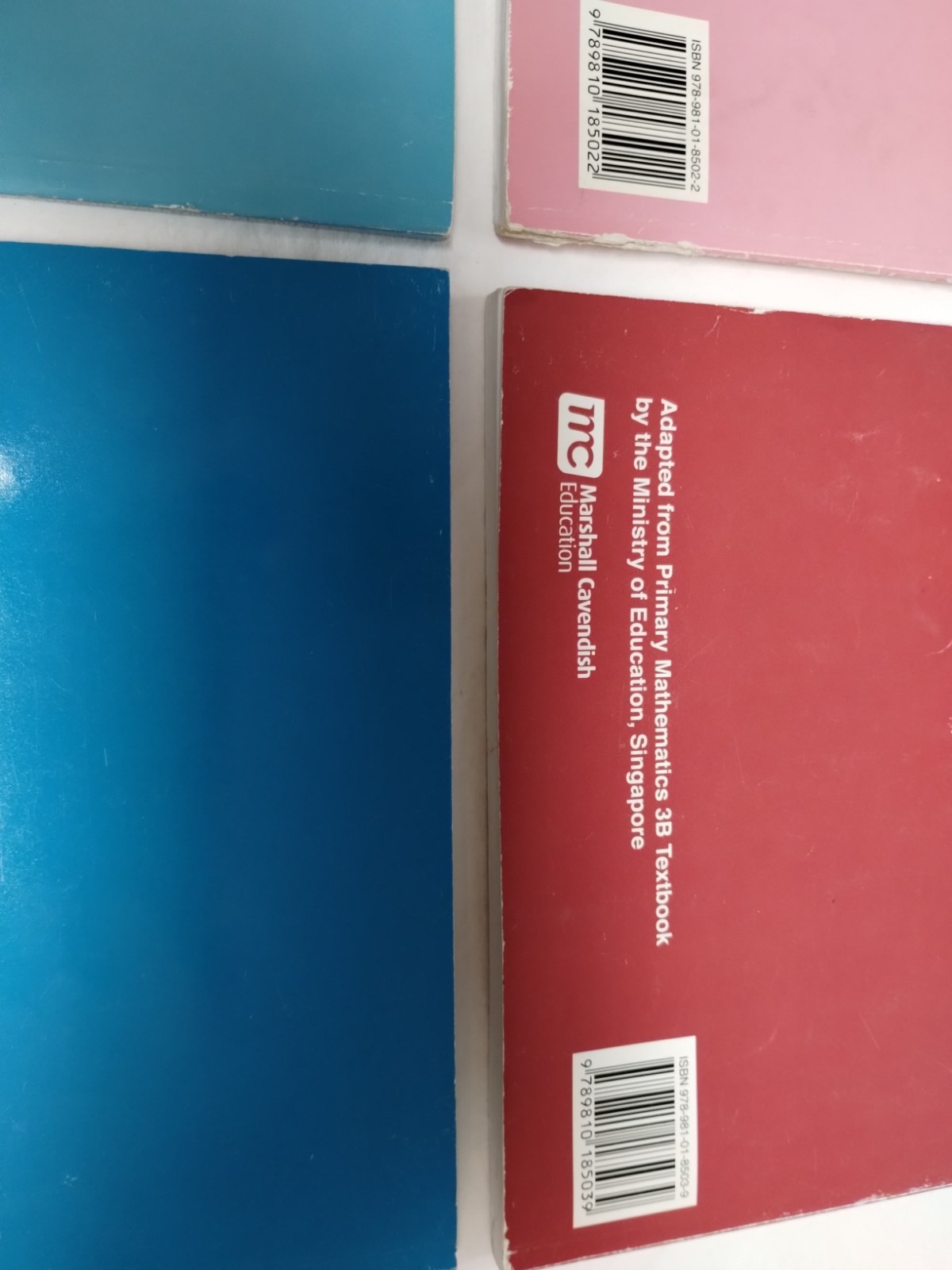 (4) Primary Mathematic Textbooks: 3A, 3B, 4A, 4B by Singapore Math Inc. 2014 PB