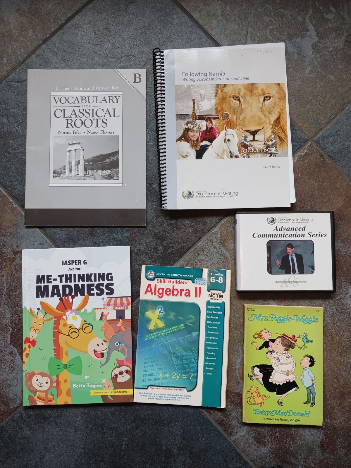 IEW Following Narnia Student Book, Advanced Communication Series, other titles